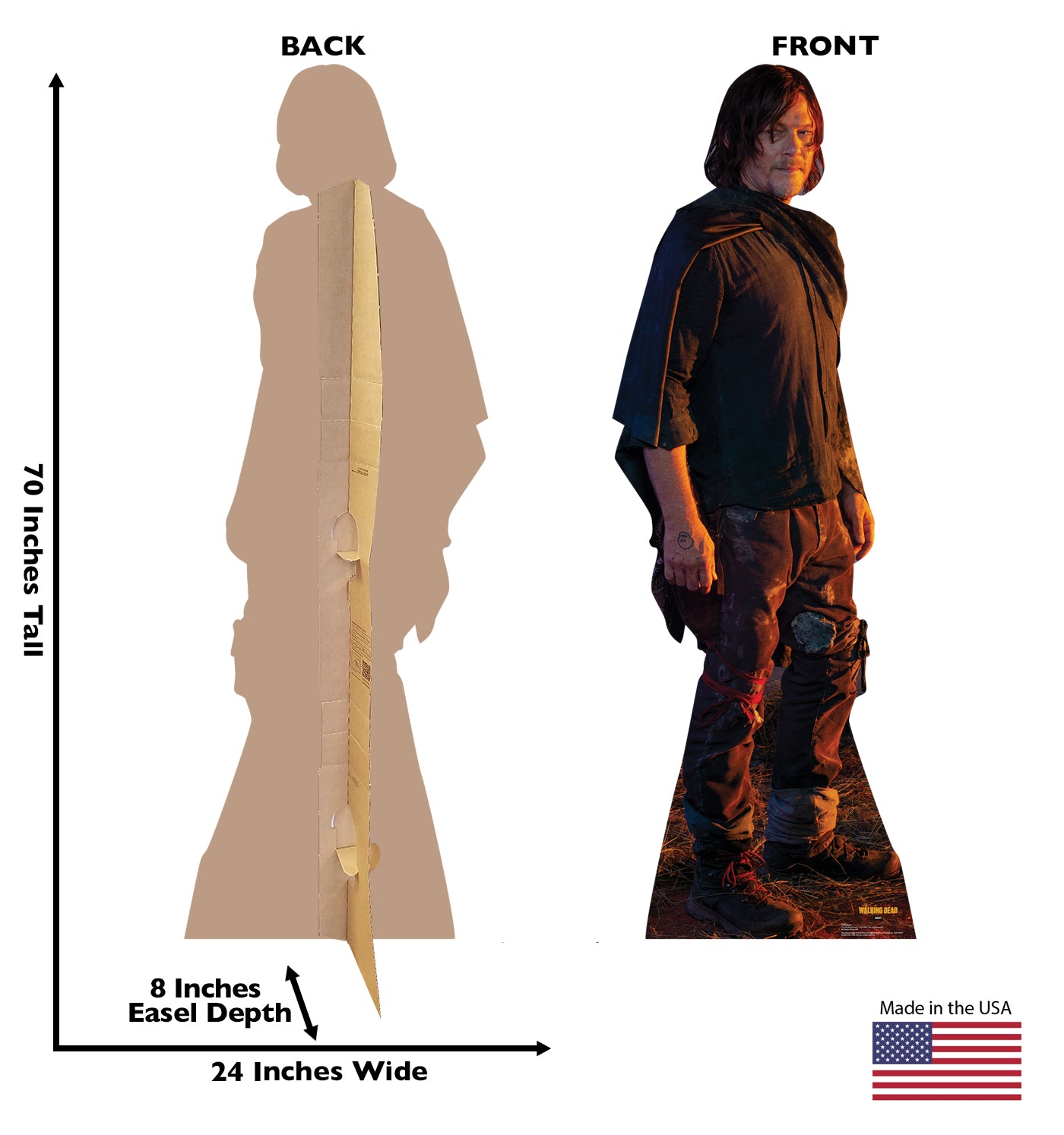 Life-Size Daryl Dixon (The Walking Dead) Cardboard Cutout - All Cutouts