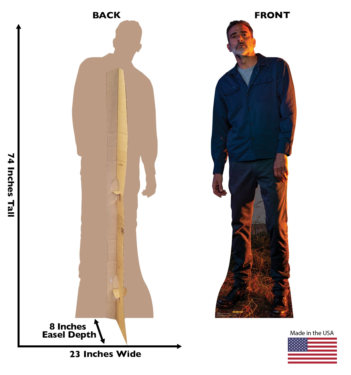 Life-Size Negan (The Walking Dead) Cardboard Cutout - All Cutouts