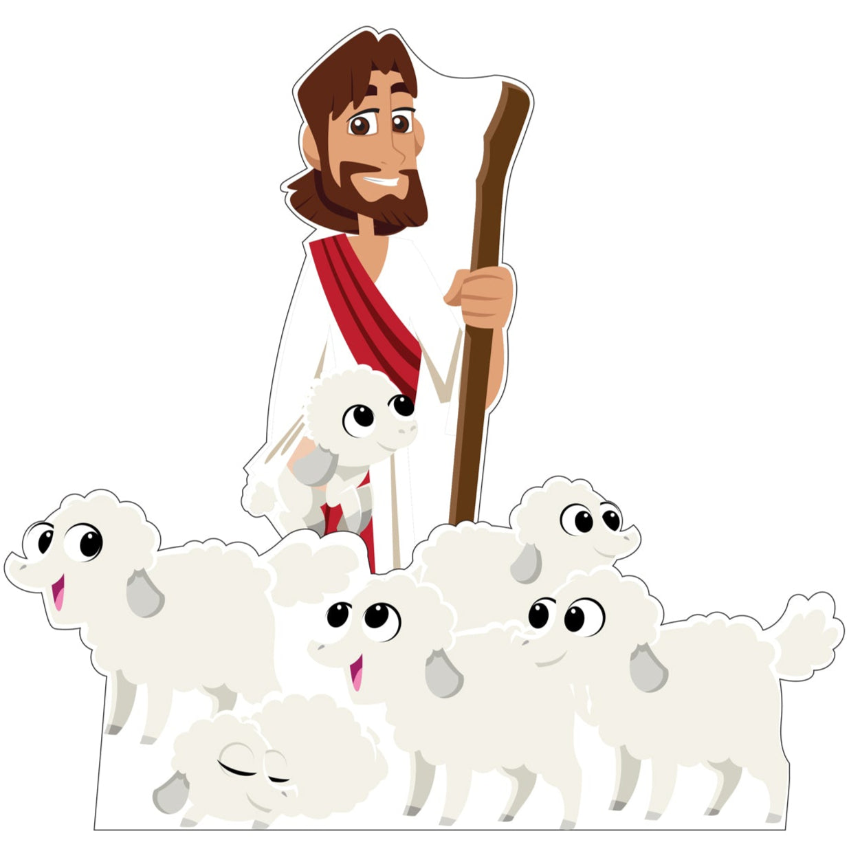 Good Shepherd Life-Size Standees Set - All Cutouts