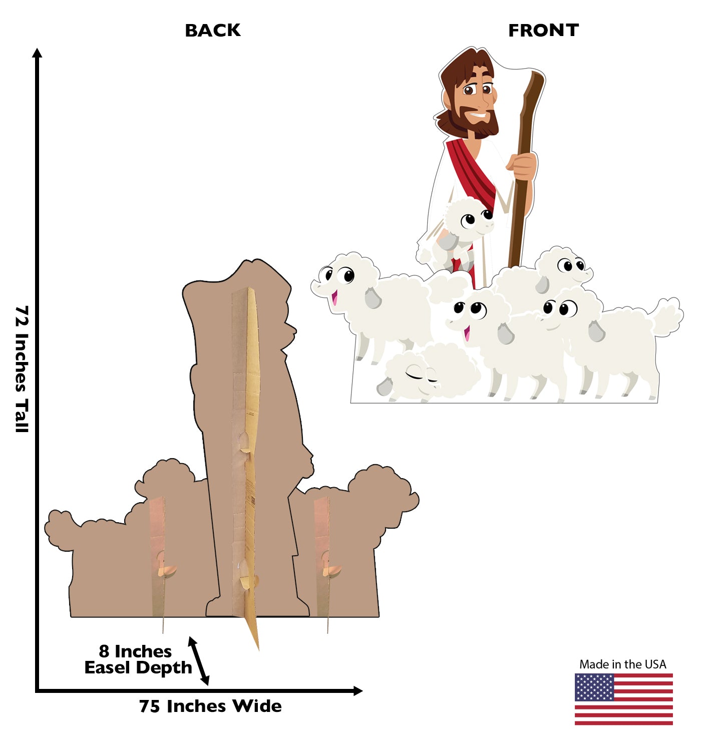 Good Shepherd Life-Size Standees Set - All Cutouts