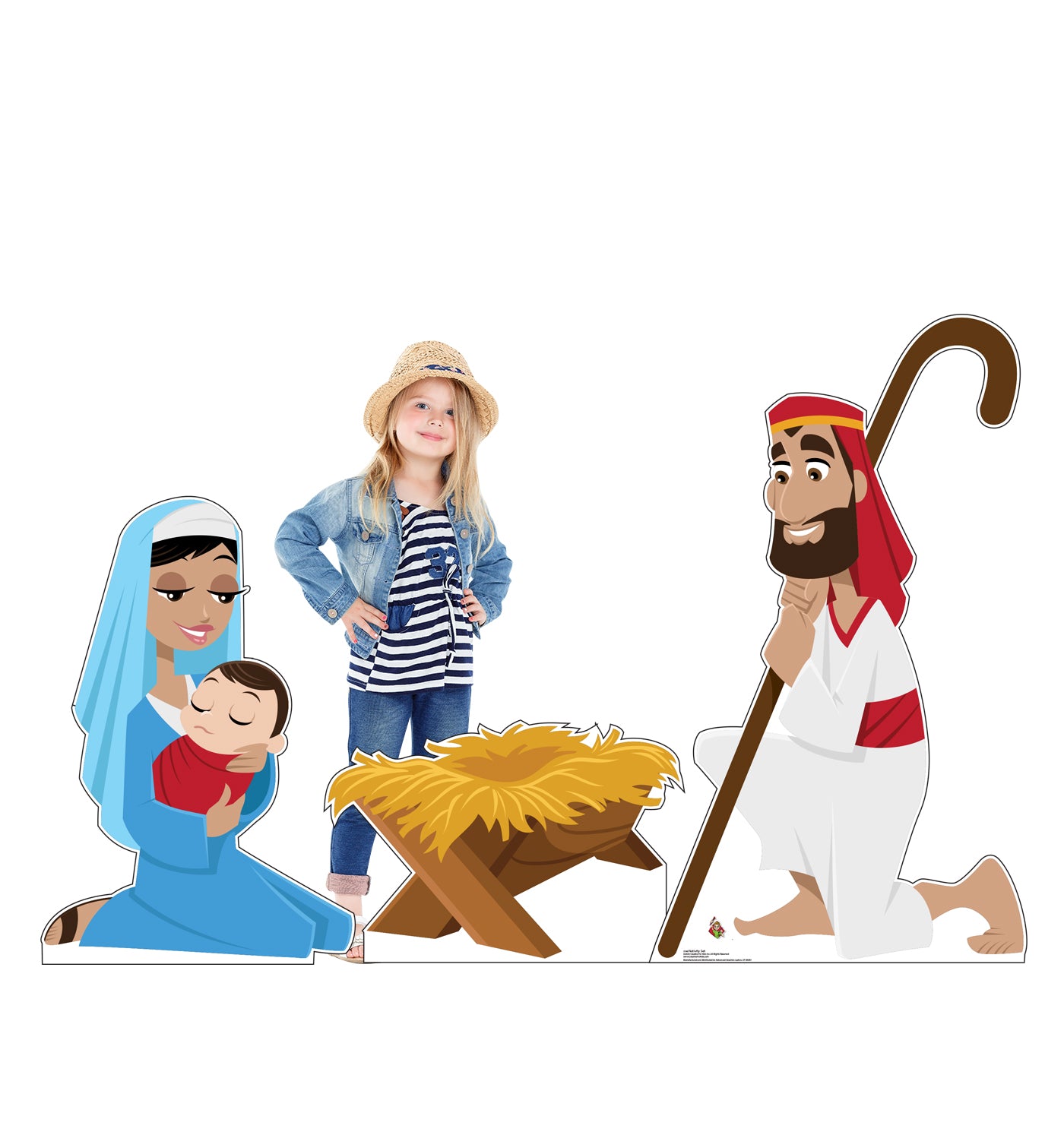 Nativity Life-Size Cardboard Standees Set - All Cutouts