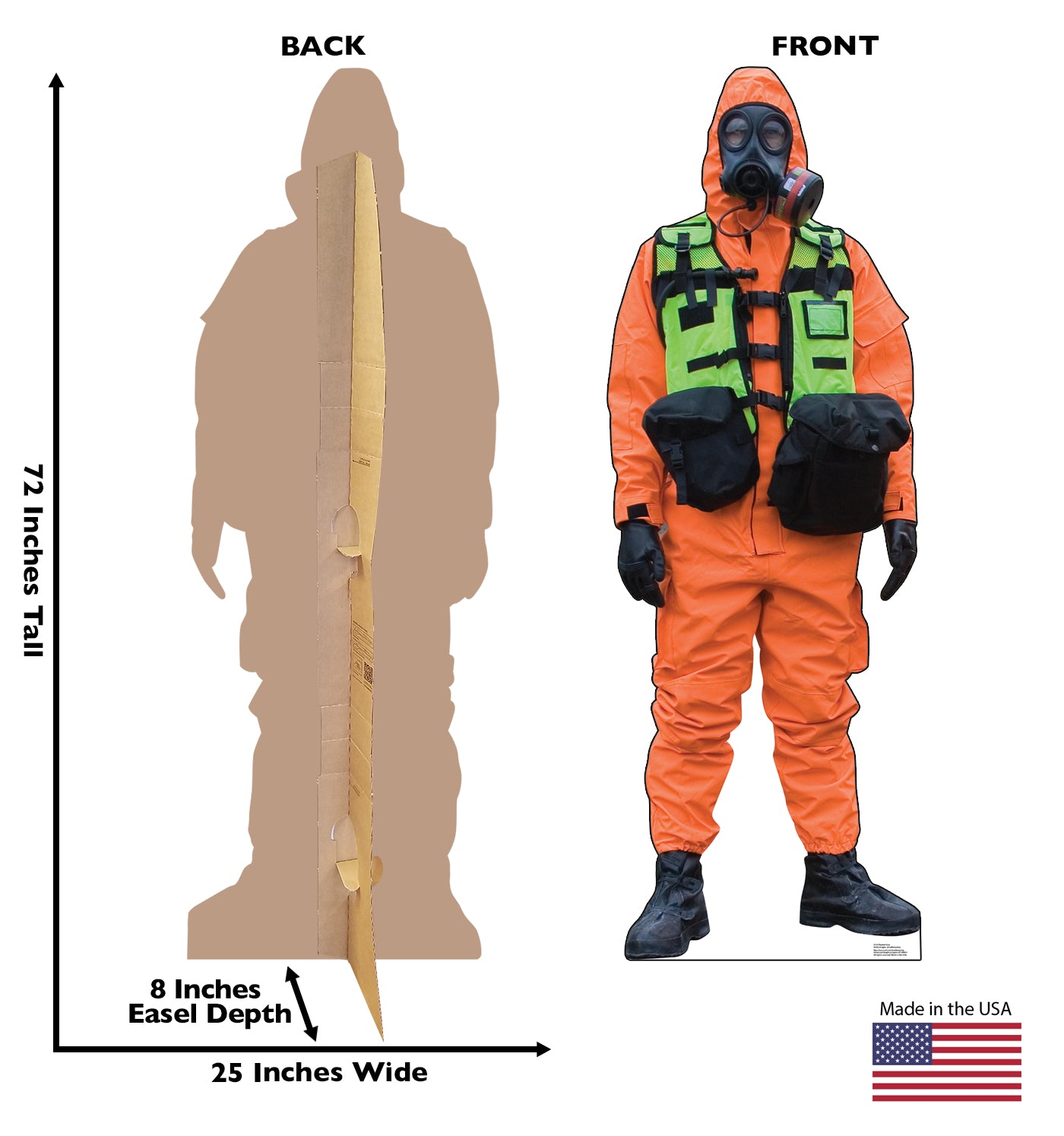 Life-Size Hazmat Suit Cardboard Cutout - All Cutouts