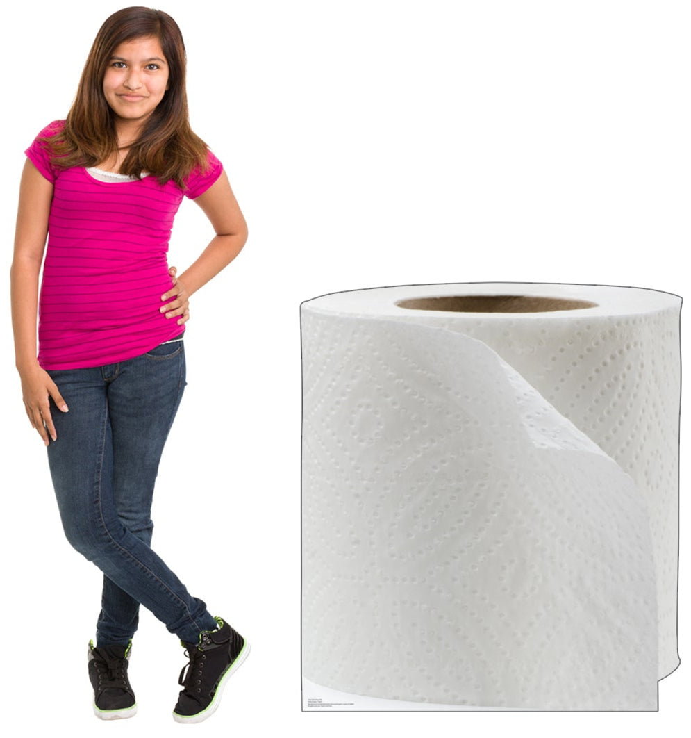 Life-Size Toilet Paper Roll Cardboard Standee - All Cutouts