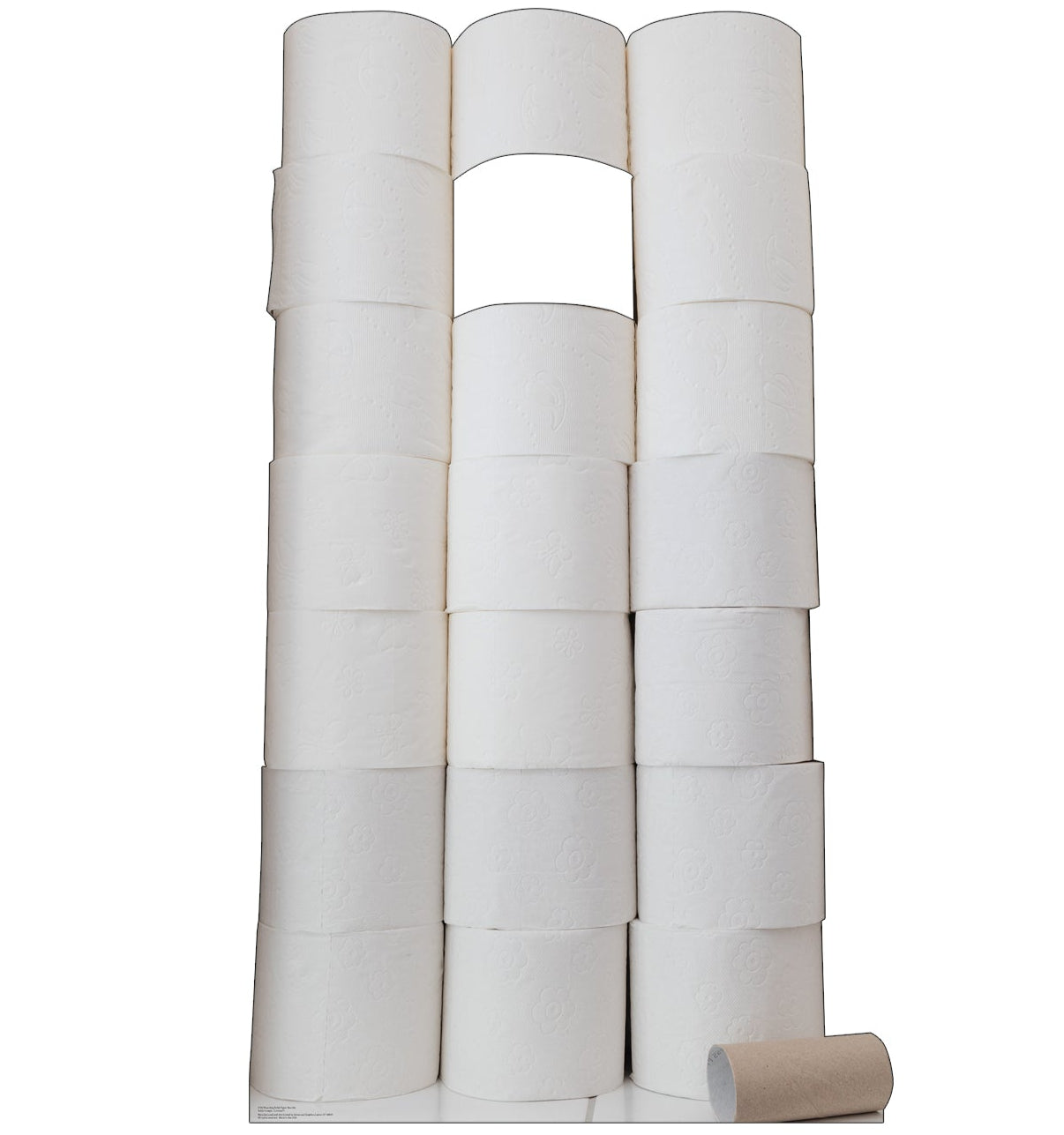 Life-Size Hoarder Toilet Paper Cardboard Standee - All Cutouts