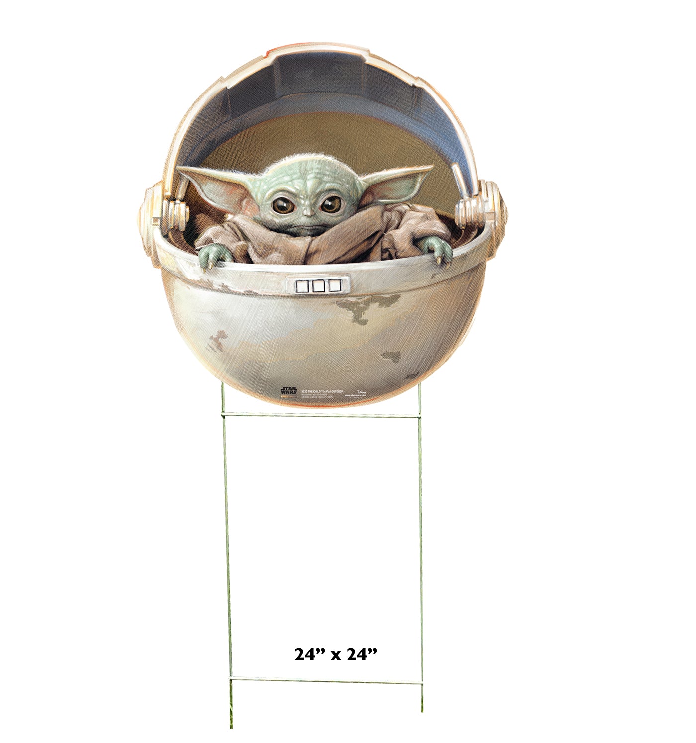 The CHILD in POD Outdoor Coroplast Cutout - All Cutouts