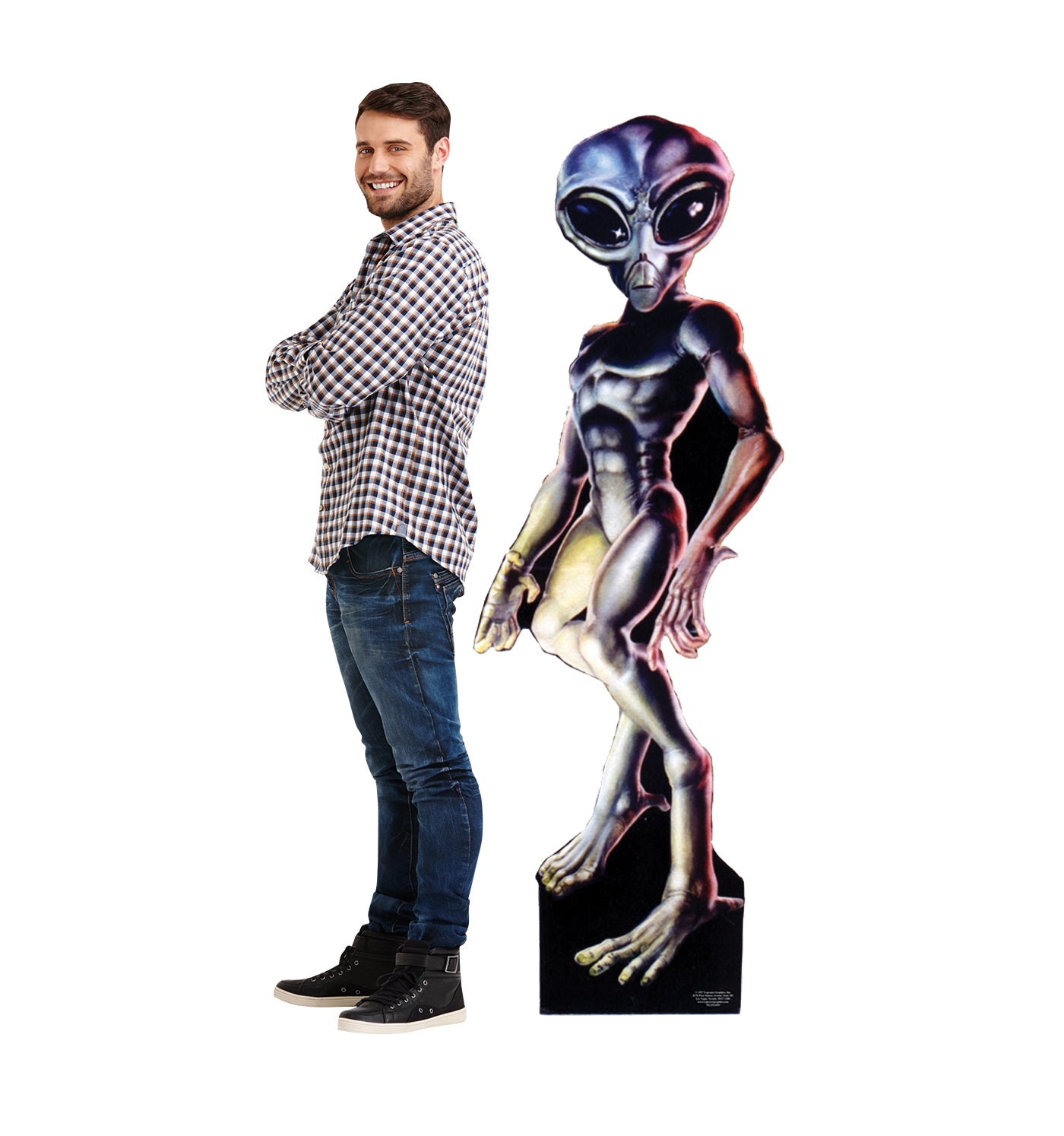 Life-size Roswell Alien Male Cardboard Cutout - All Cutouts