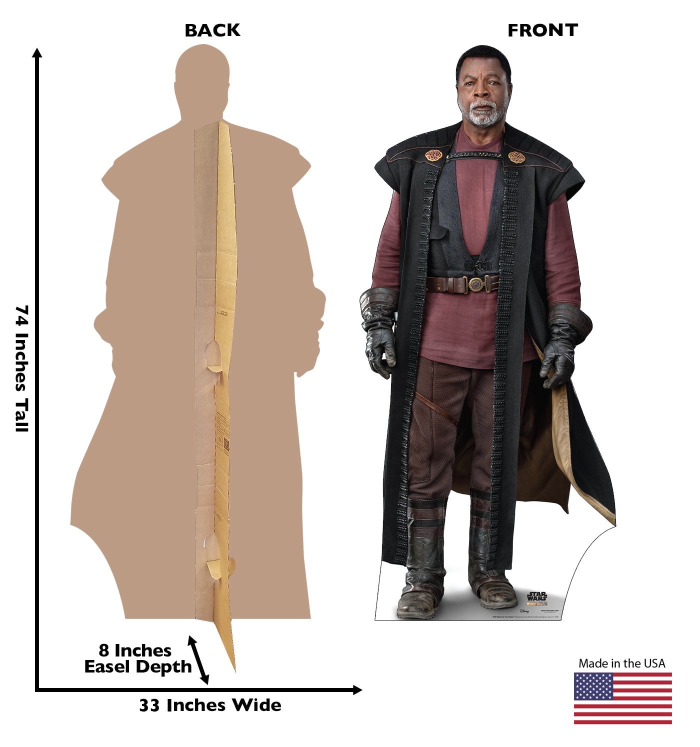 Life-Size Magistrate Greef Karga Cardboard Cutout - All Cutouts