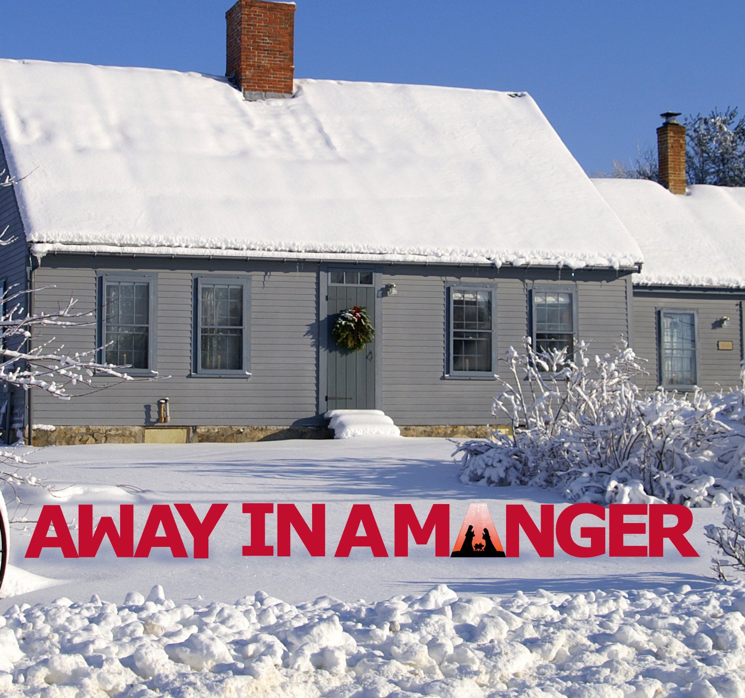 Away in a Manger Coroplast Outdoor Yard Sign - All Cutouts