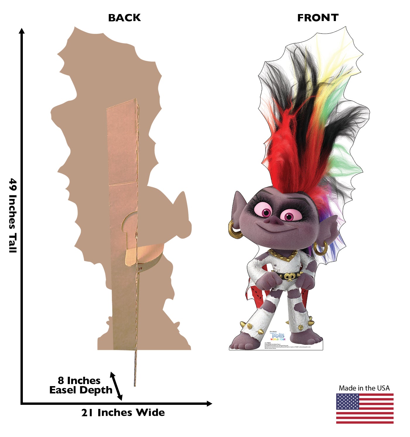 Life-Size Barb (Trolls) Cardboard Standee - All Cutouts