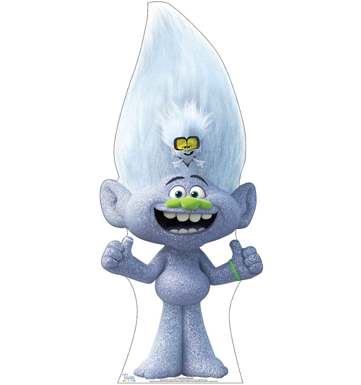 Life-Size Tiny & Guy Diamond (Trolls) Cardboard Cutout