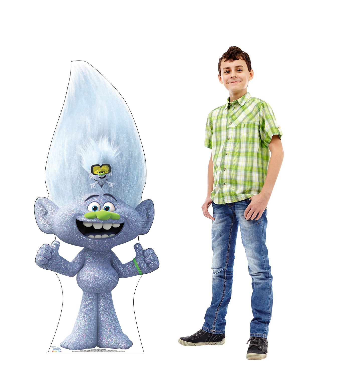 Life-Size Tiny & Guy Diamond (Trolls) Cardboard Cutout