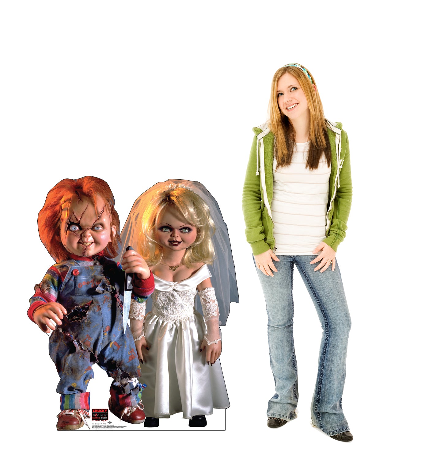 Life-size Cardboard Cutout of Chucky and His Bride - All Cutouts
