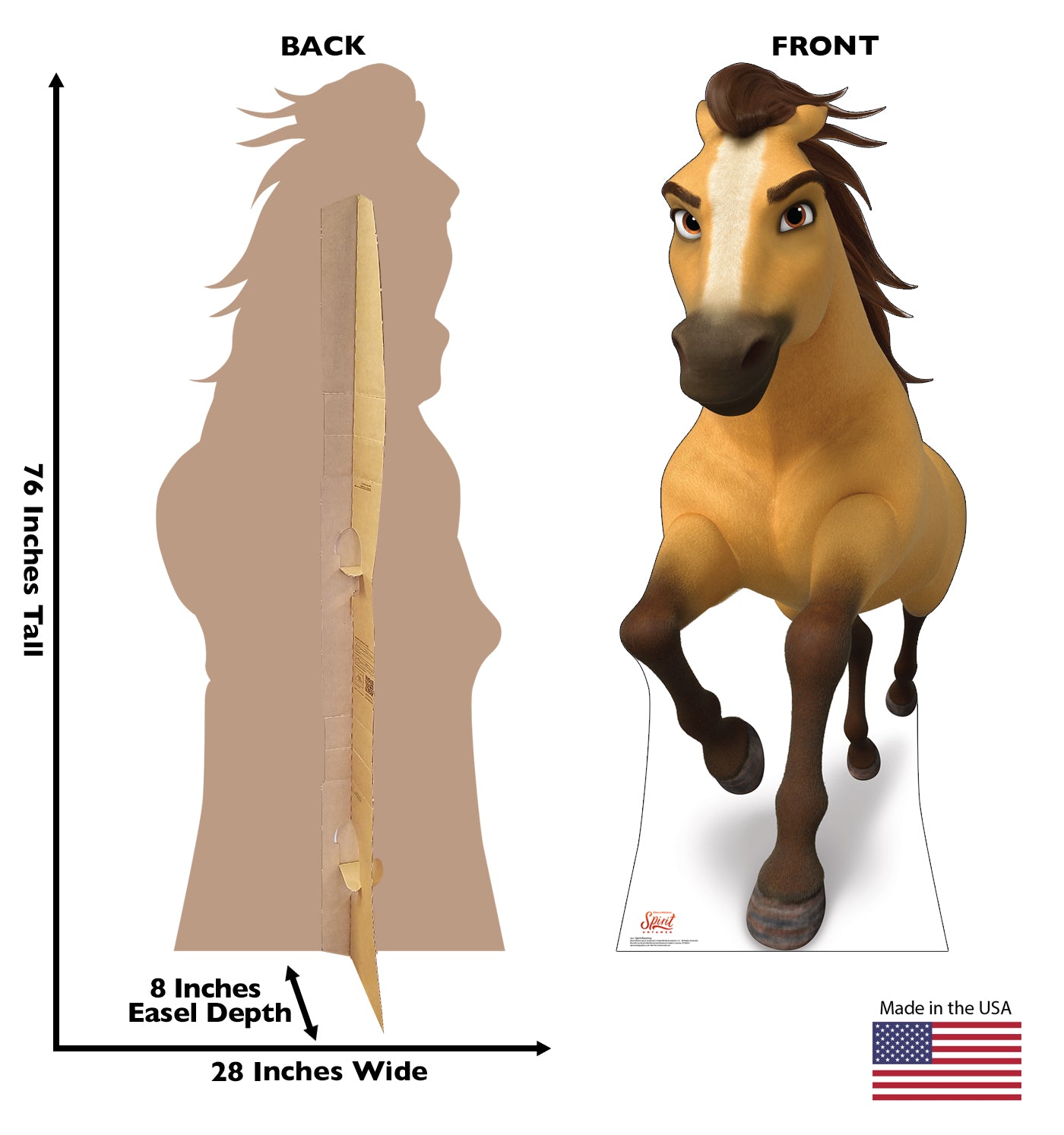 Life-Size Spirit Running Cardboard Cutout - All Cutouts
