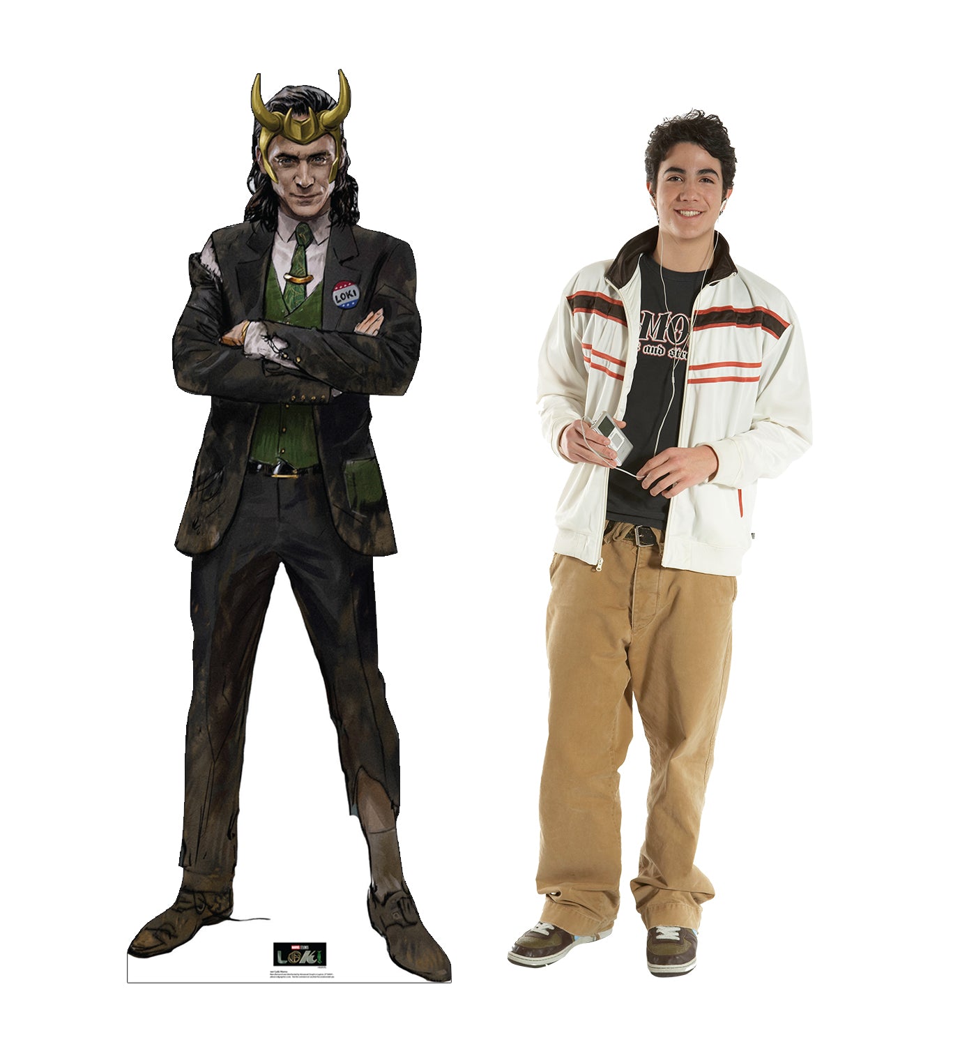 Life-Size Loki with Horns Cardboard Cutout - All Cutouts