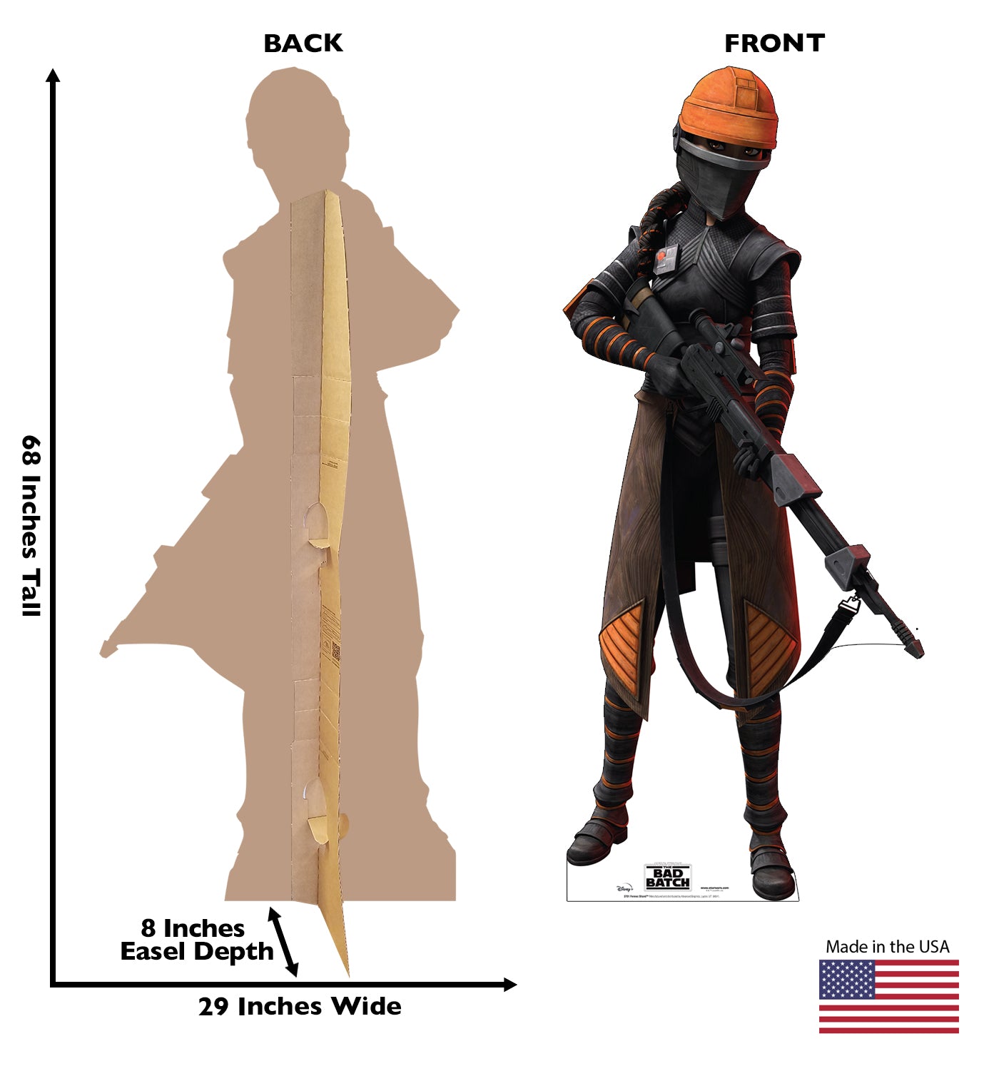 Life-Size Fennec Shand Cardboard Cutout – The Bad Batch - All Cutouts