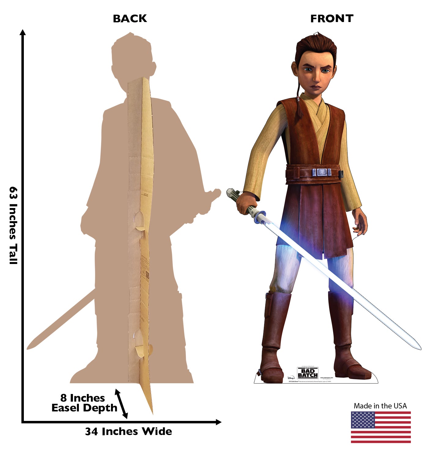 Life-Size Caleb Dume Cardboard Cutout – The Bad Batch - All Cutouts