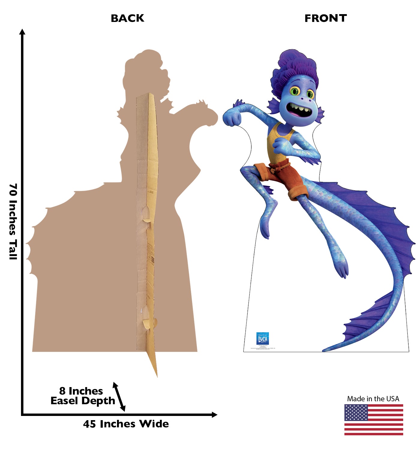 Life-Size Alberto (Sea Monster) Cardboard Cutout - All Cutouts