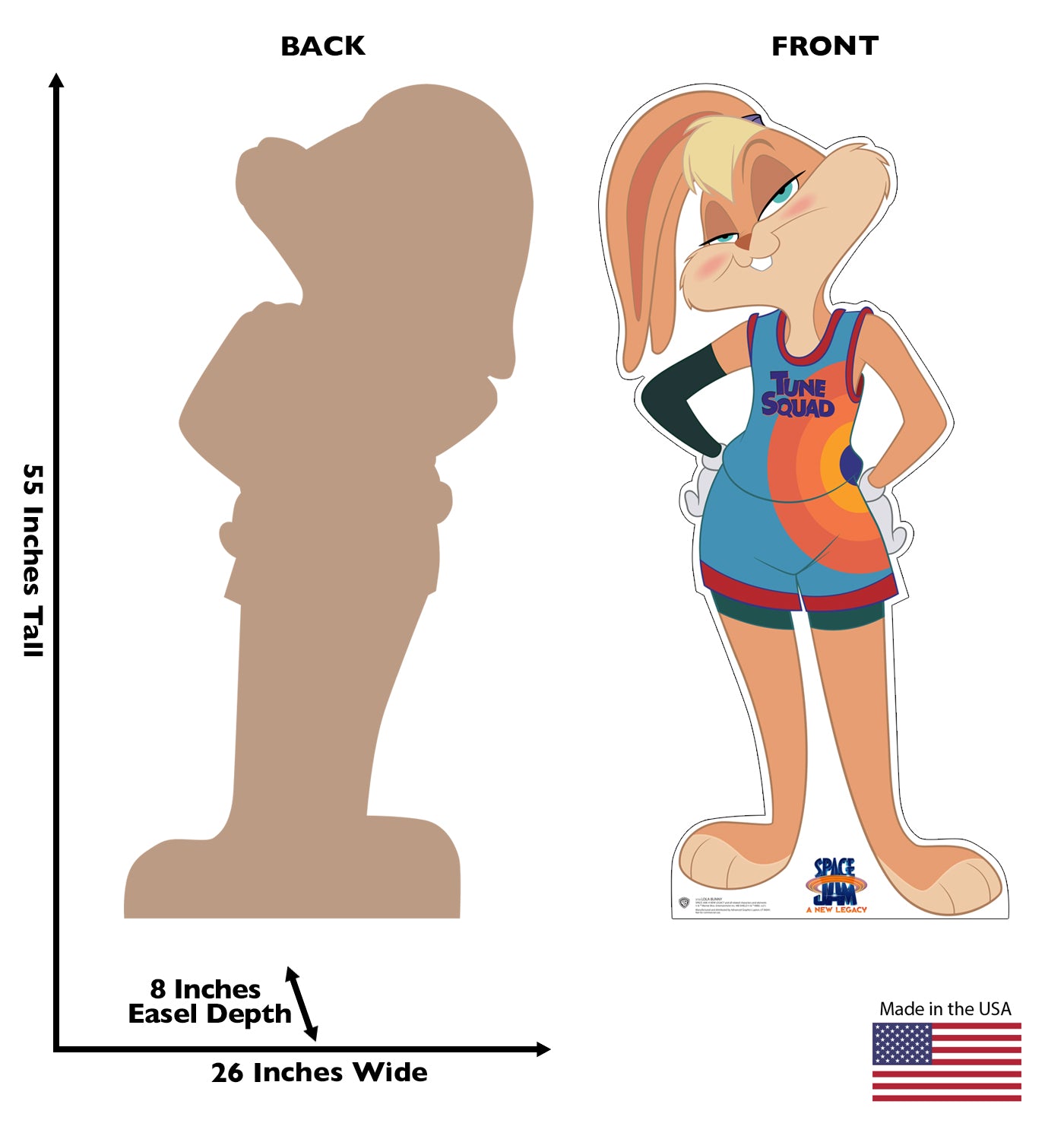 Life-Size Lola Bunny Cardboard Cutout - All Cutouts