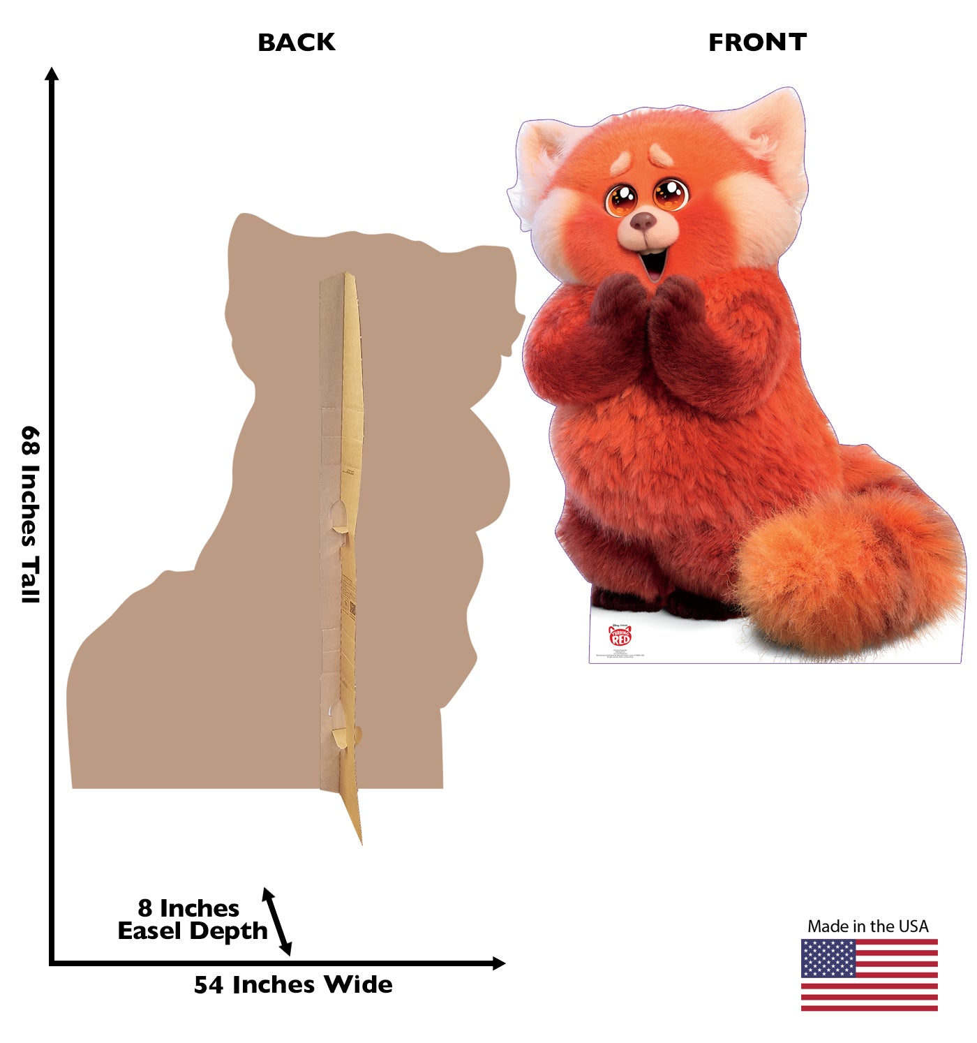Life-Size Red Panda Cardboard Cutout - All Cutouts