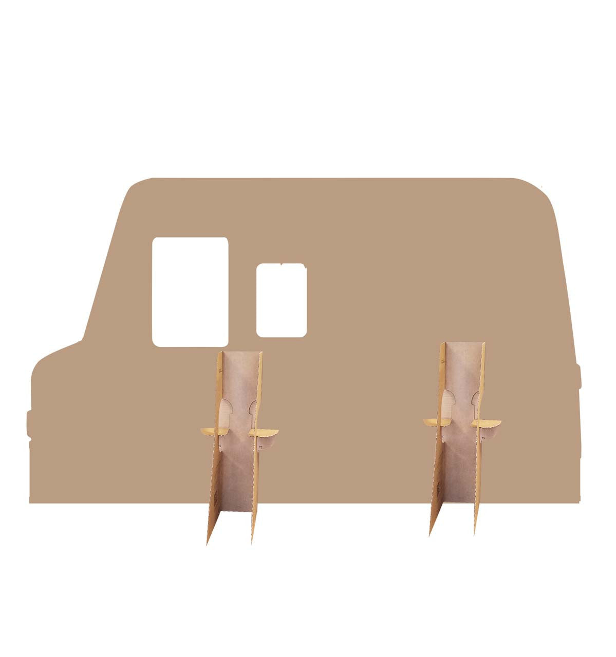 Life-Size Reversed Ice Cream Truck Stand-In Cardboard Cutout - All Cutouts