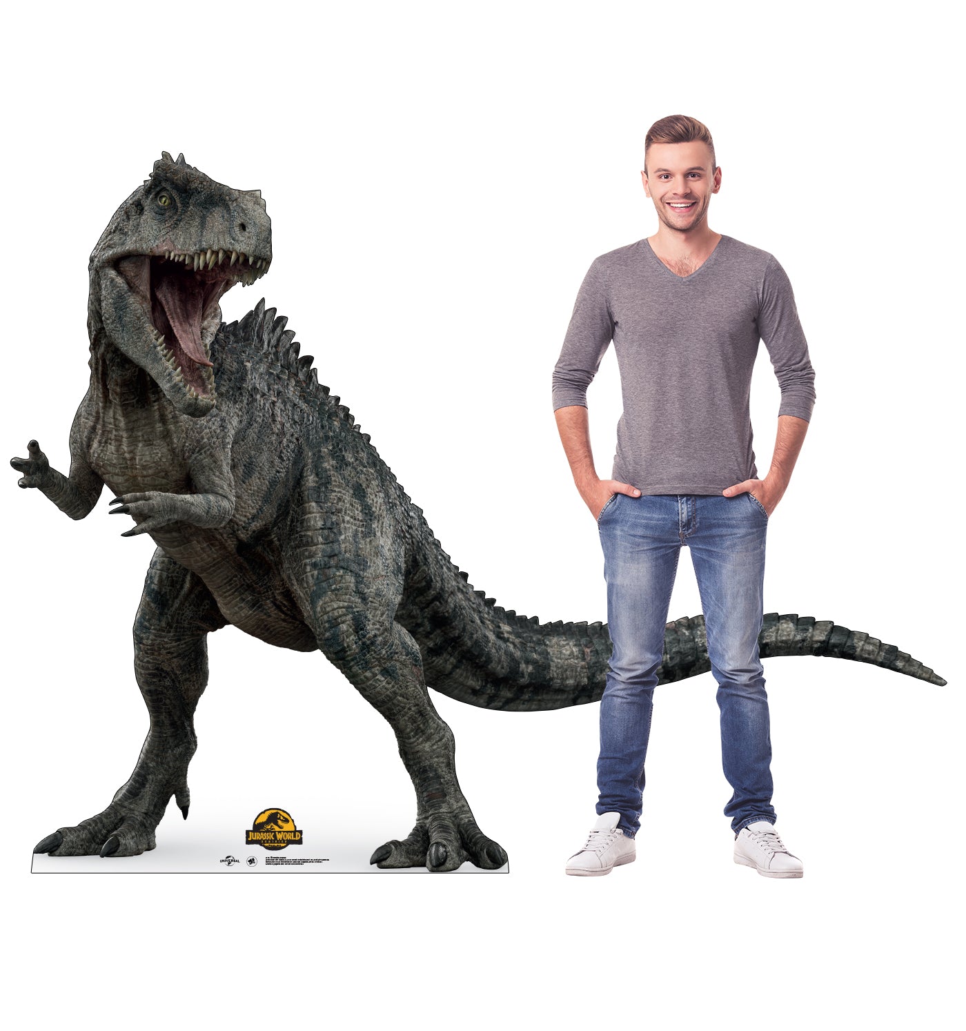 Life-Size Giganotosaurus Cardboard Cutout – Jurassic World Dominion - All Cutouts