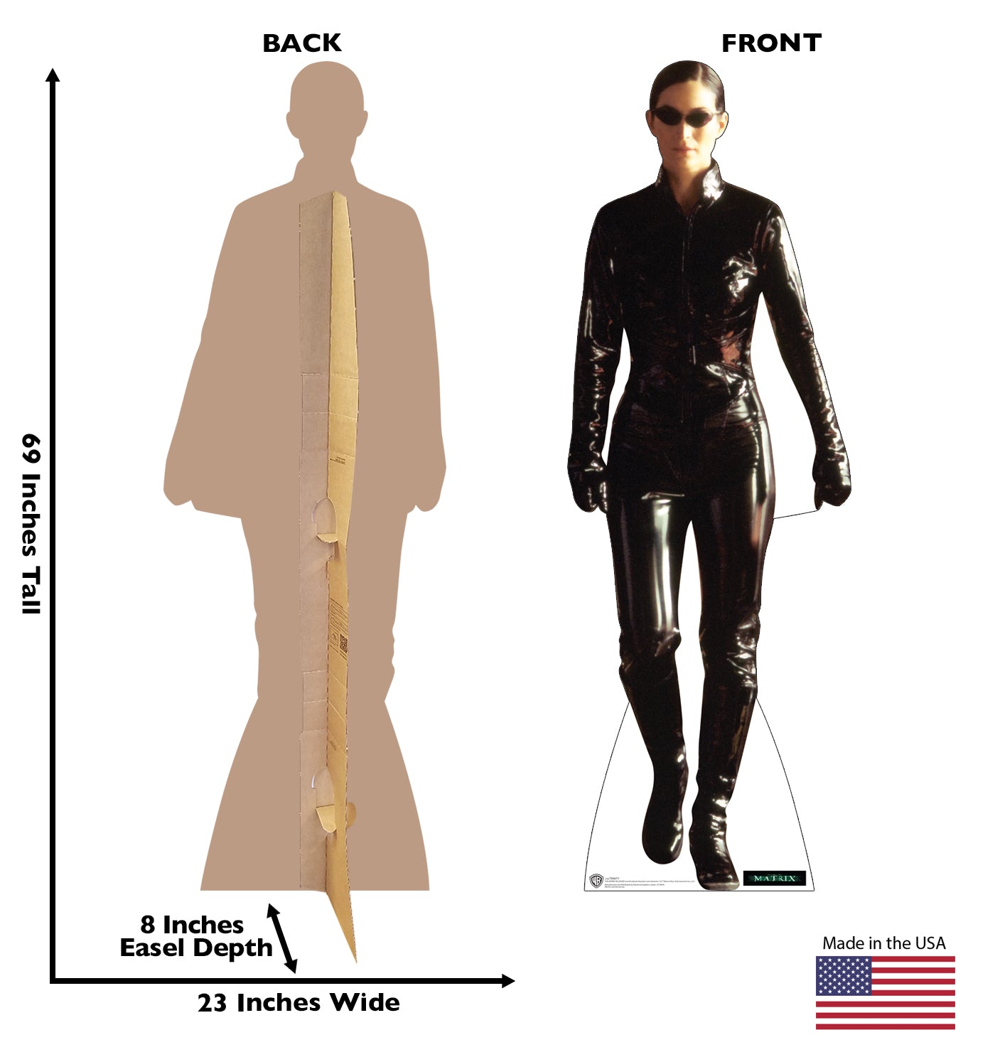 Life-Size Trinity Cardboard Cutout – The Matrix - All Cutouts