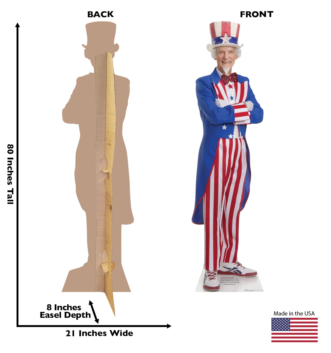 Life-size Uncle Sam Cardboard Standup | Cardboard Cutout - All Cutouts