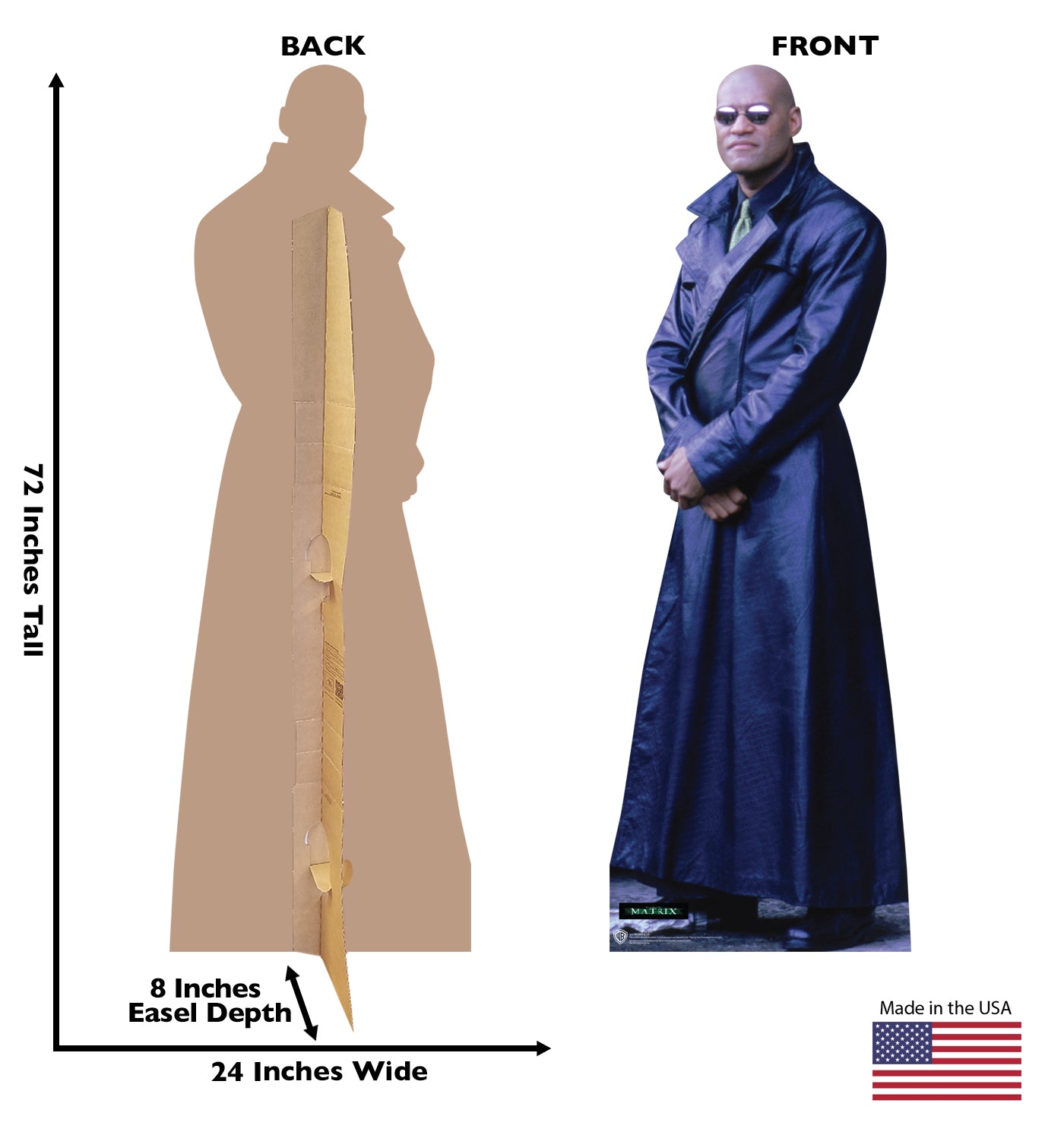 Life-Size Morpheus Cardboard Cutout – The Matrix - All Cutouts
