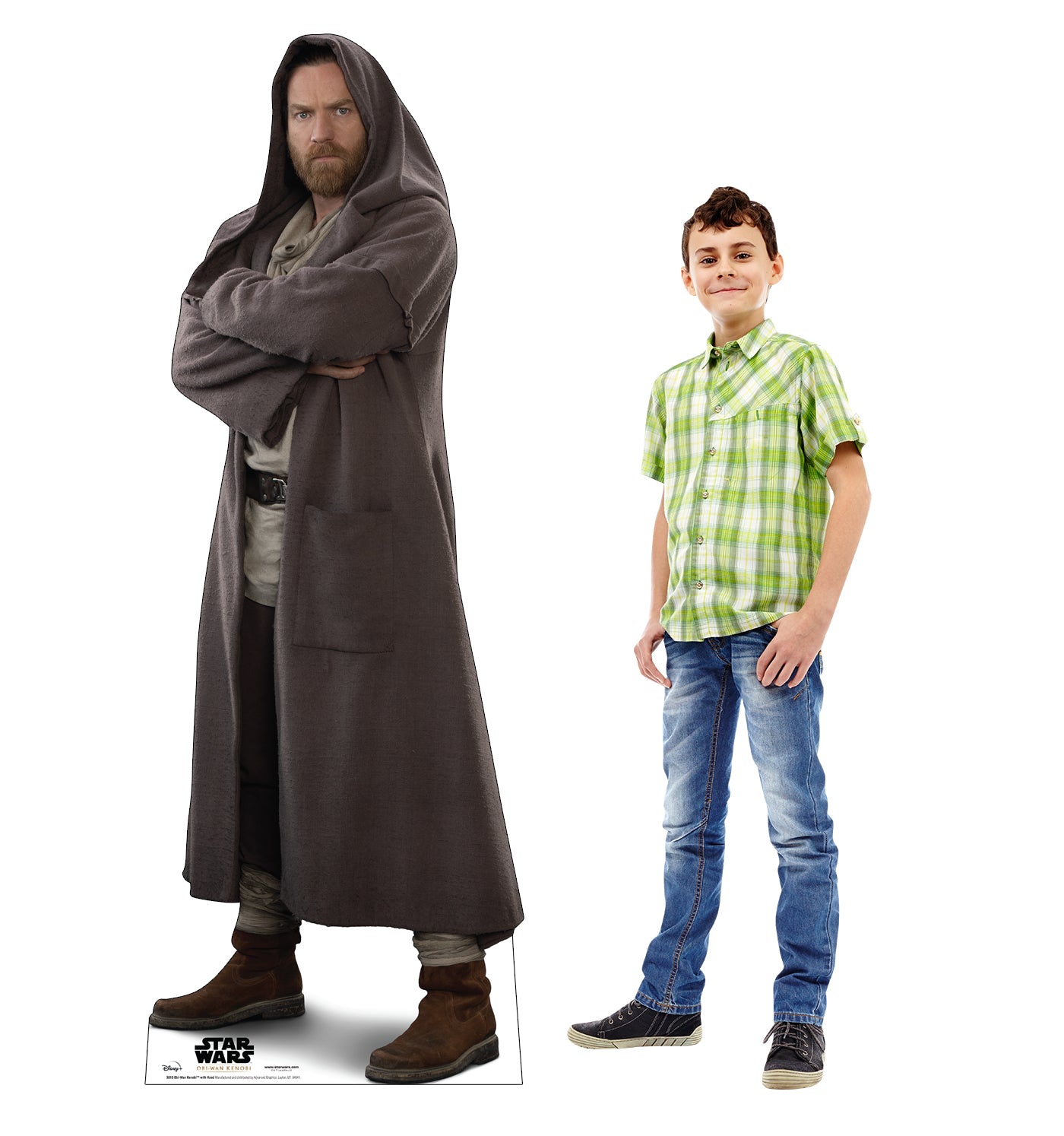 Life-Size Obi-Wan Kenobi (Hooded) Cardboard Cutout - All Cutouts