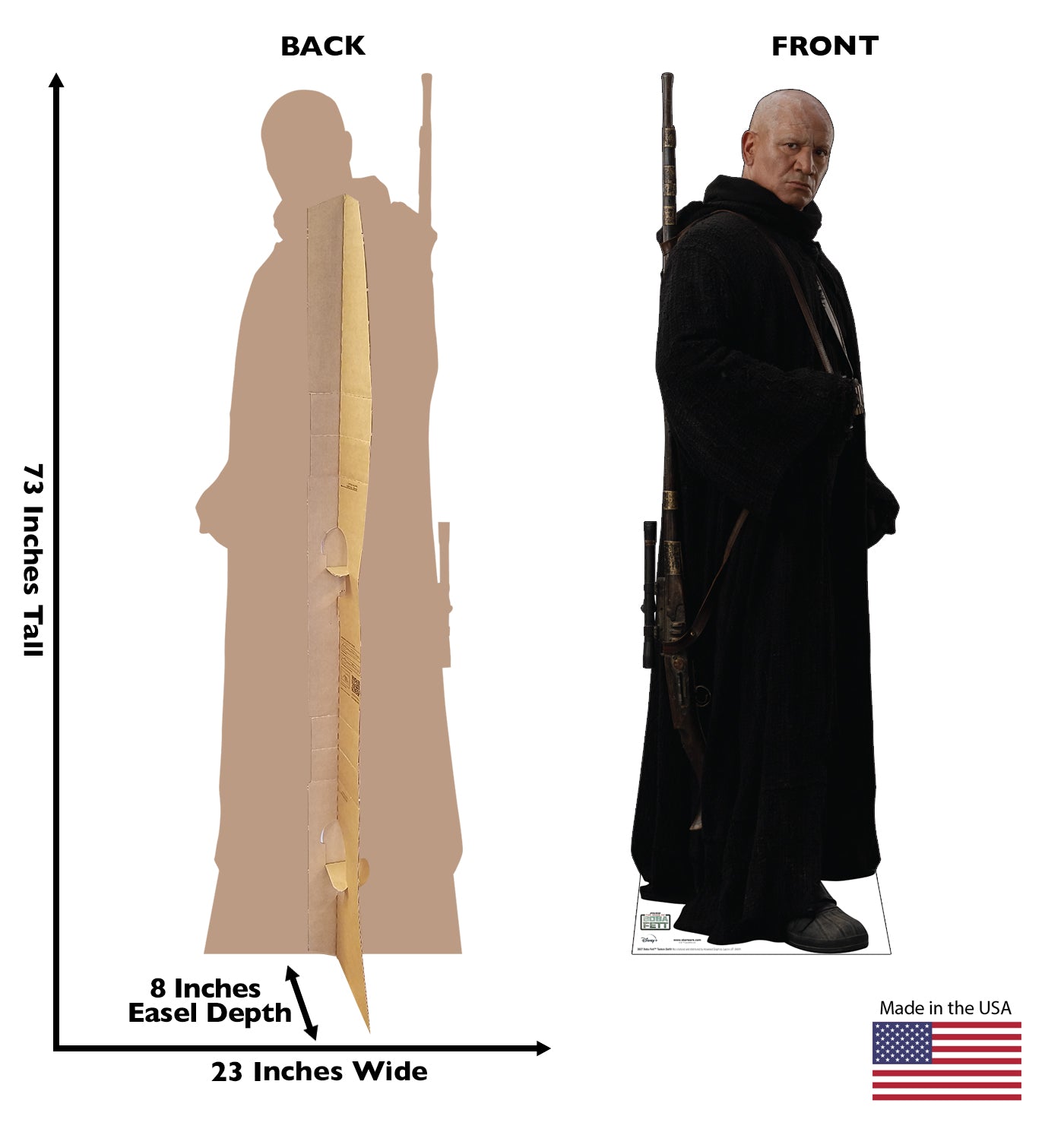 Life-Size Boba Fett (Tusken Outfit) Cardboard Cutout - All Cutouts