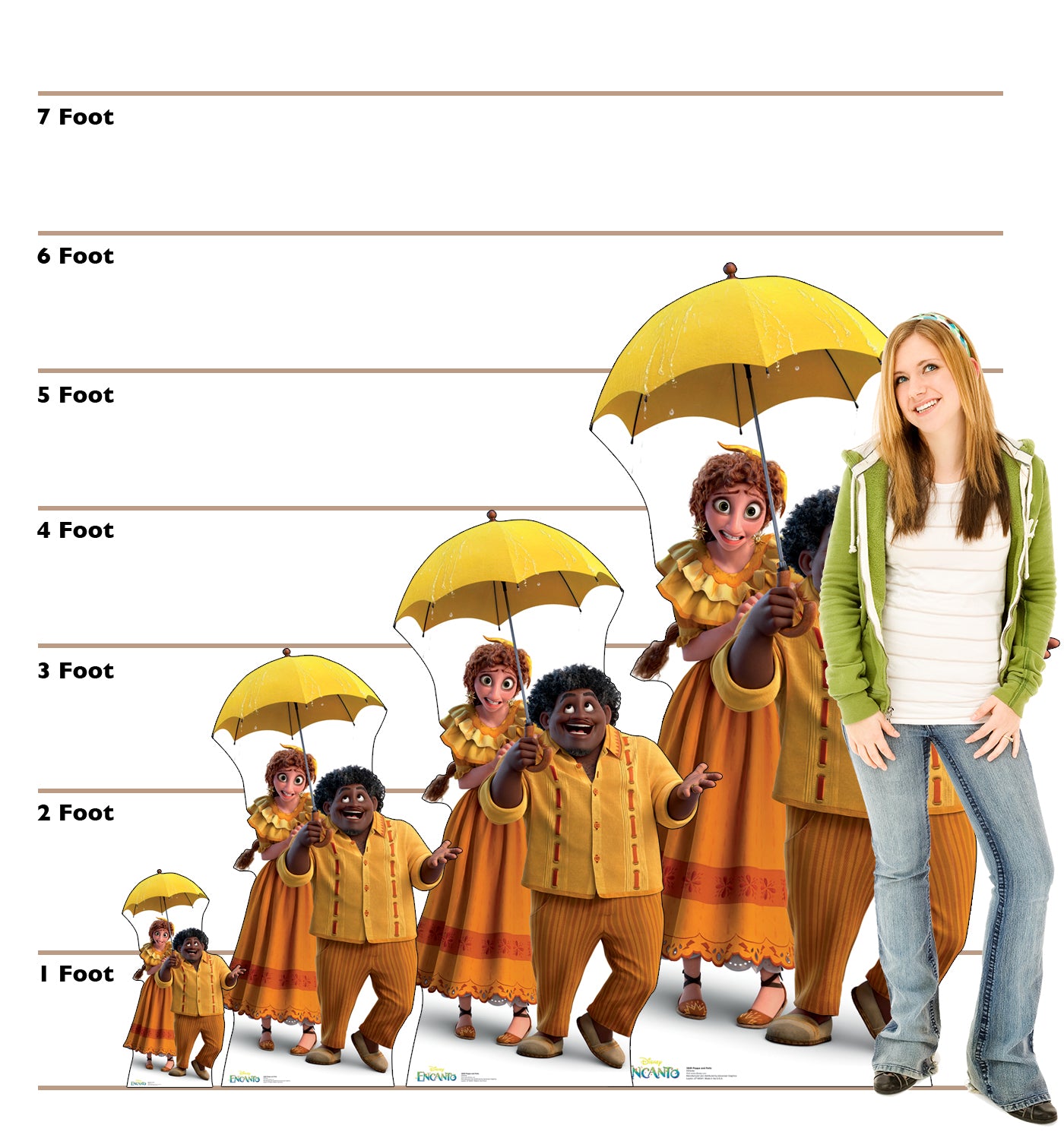 Life-Size Cardboard Cutout of Pepa & Felix - All Cutouts