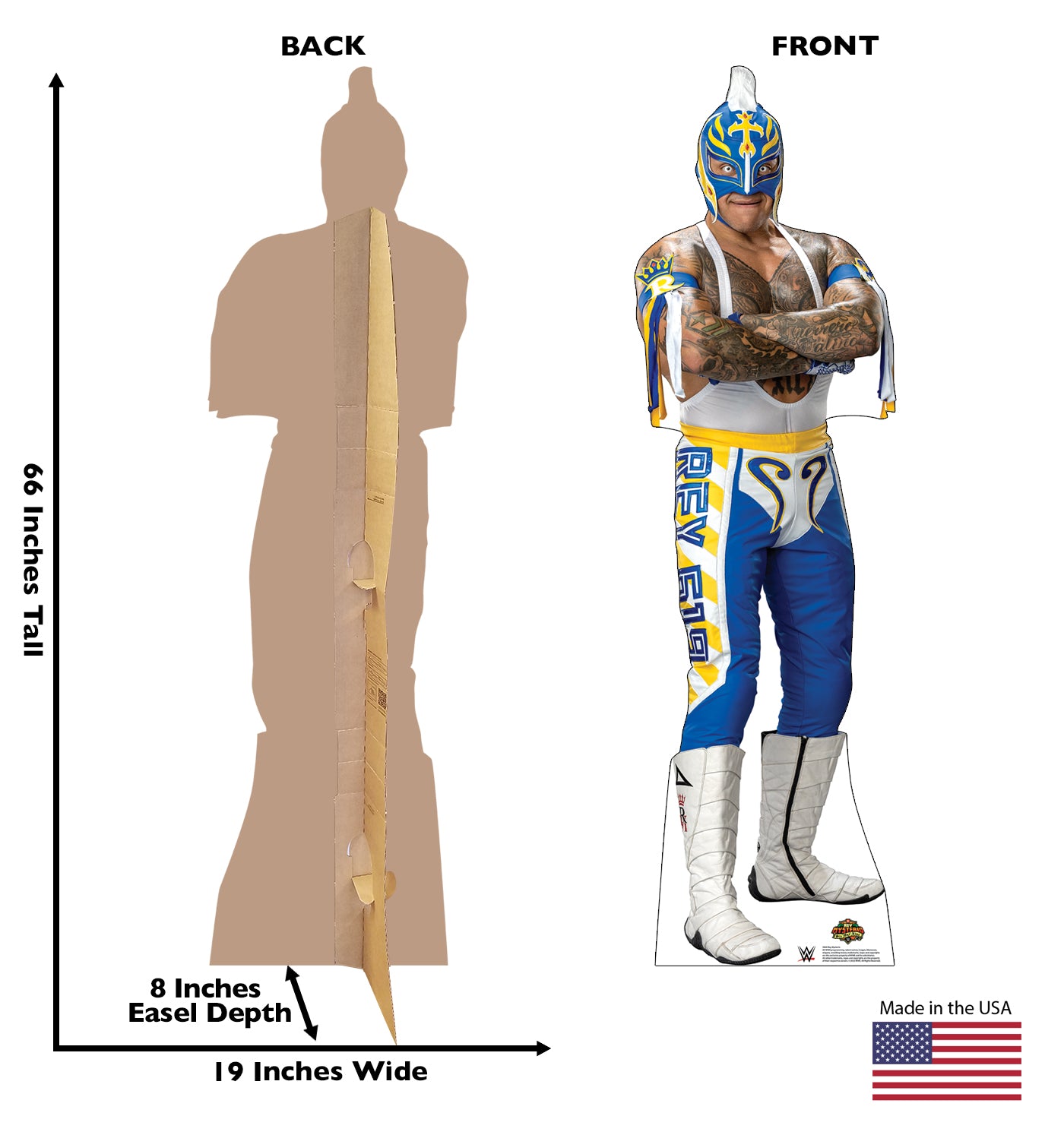 Life-Size Cardboard Cutout of Rey Mysterio - All Cutouts