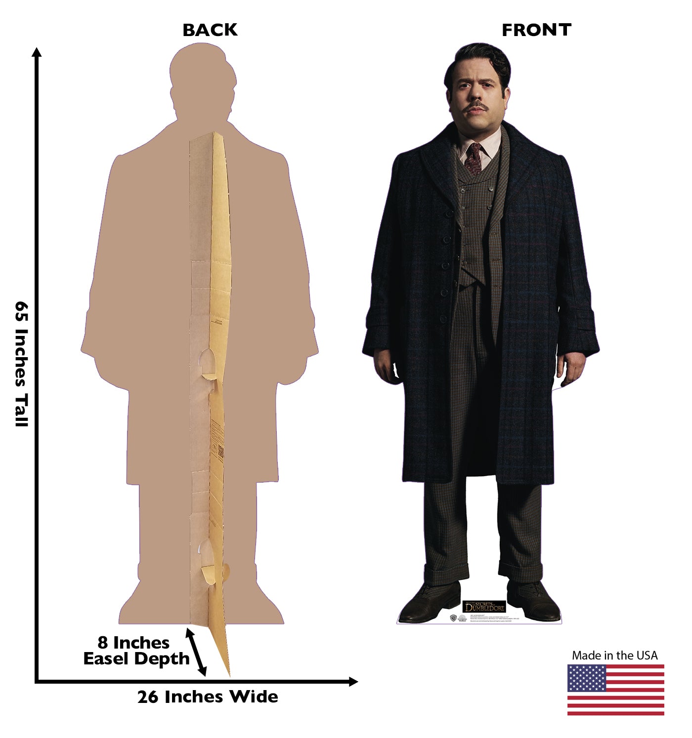 Life-Size Cardboard Cutout of Jacob Kowalski - All Cutouts