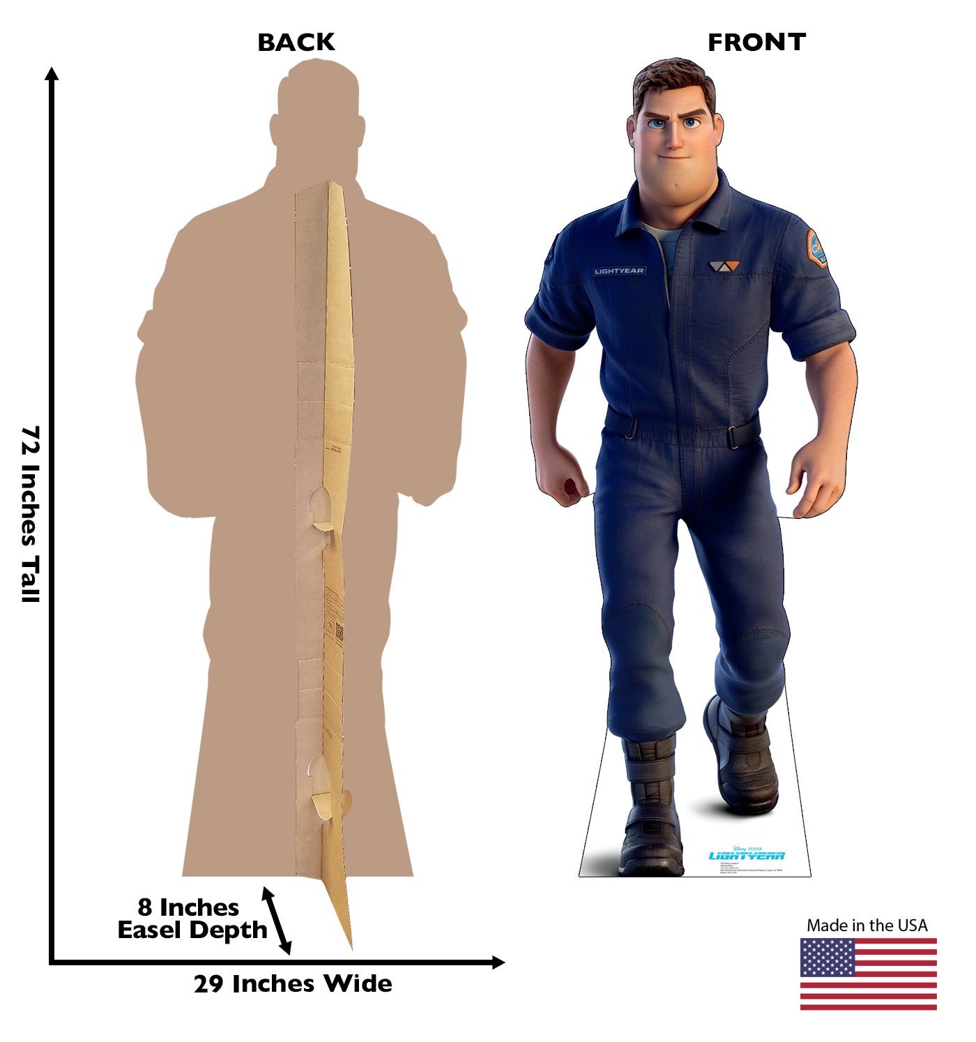 Life-Size Cardboard Cutout of Buzz in Jumpsuit - All Cutouts