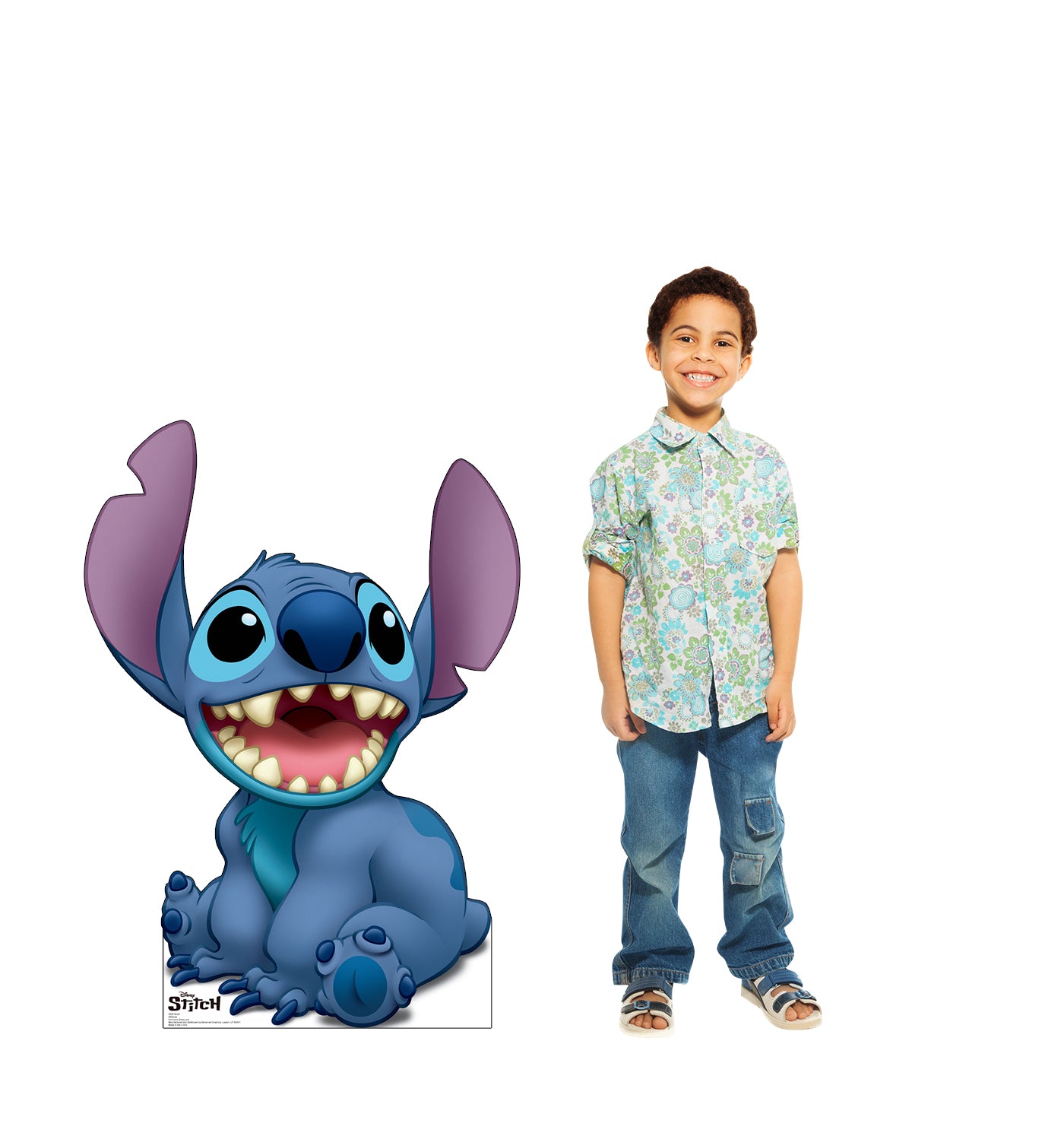 Life-size Cardboard Cutout of Stitch - All Cutouts