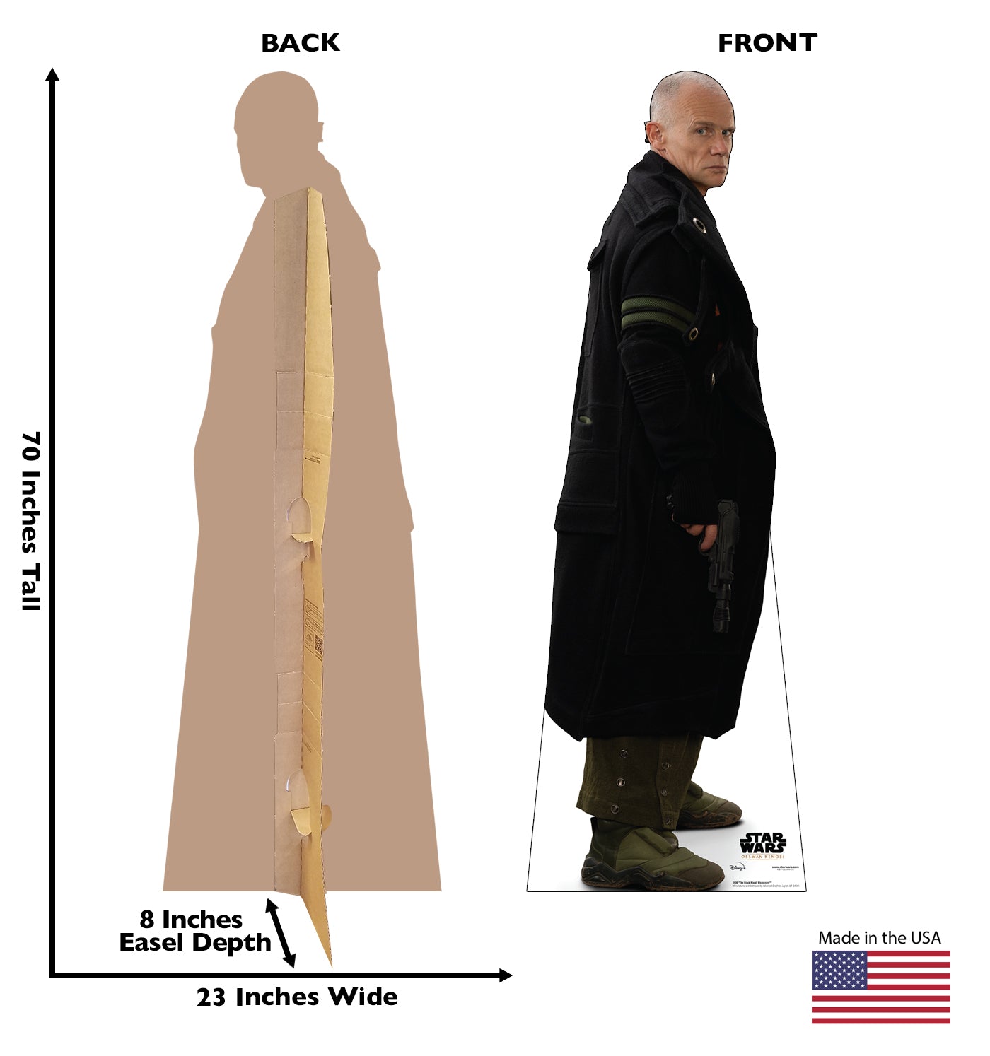 Life-size Cardboard Cutout of The Black Mask Mercenary - All Cutouts