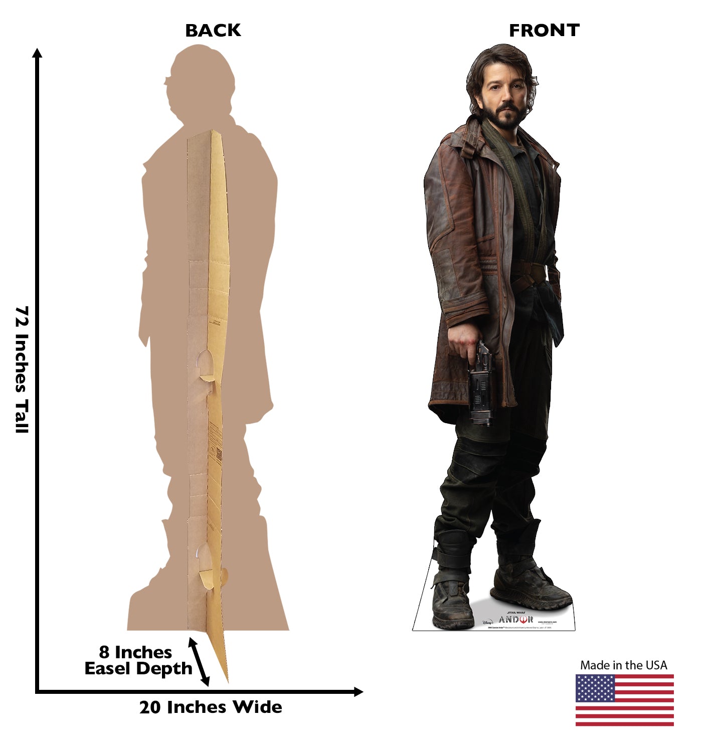 Life-size Cardboard Cutout of Cassian Andor - All Cutouts