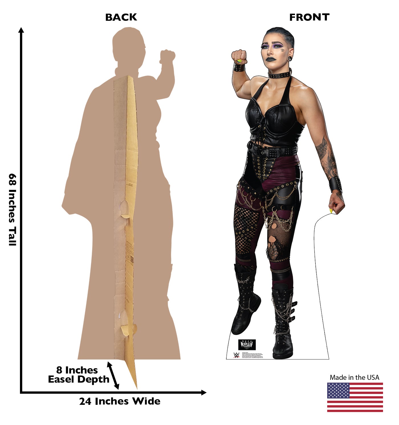 Life-size Cardboard Cutout of Rhea Ripley - All Cutouts