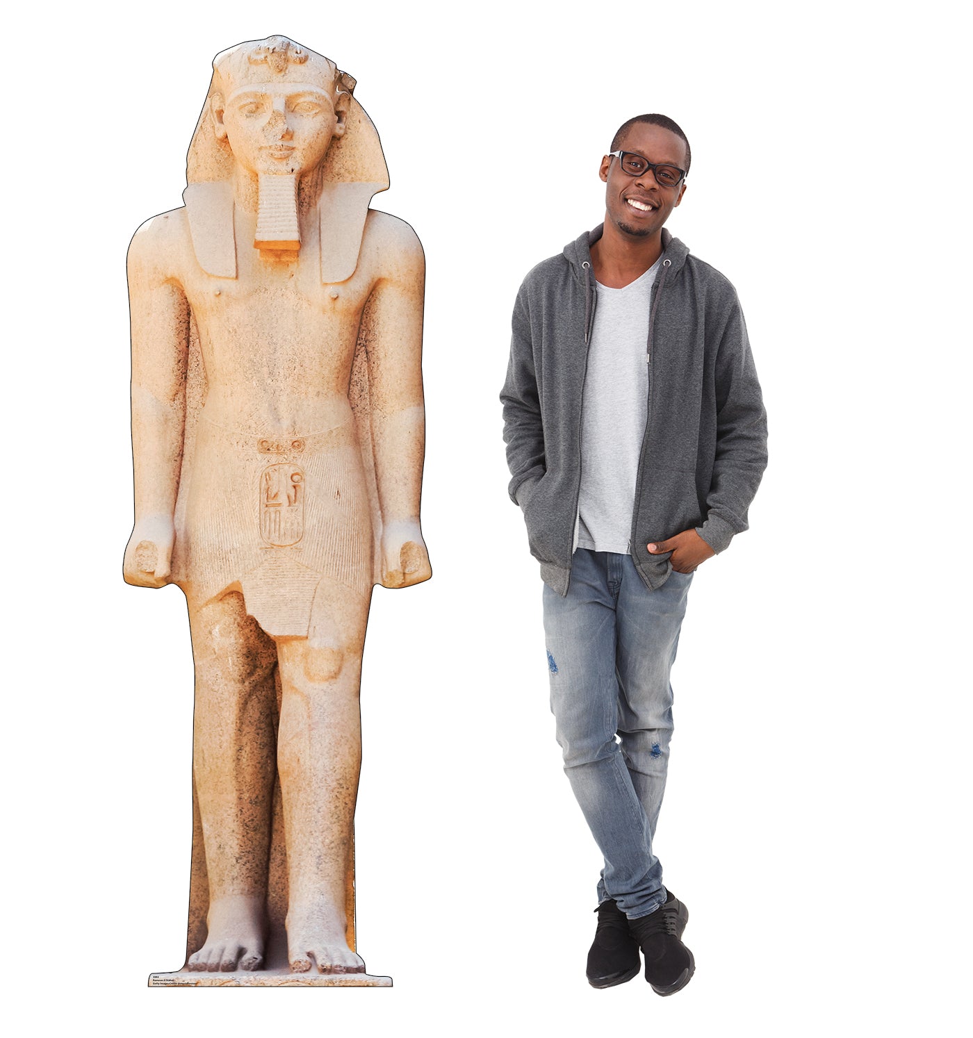 Life-size Cardboard Cutout of Rameses II Statue - All Cutouts