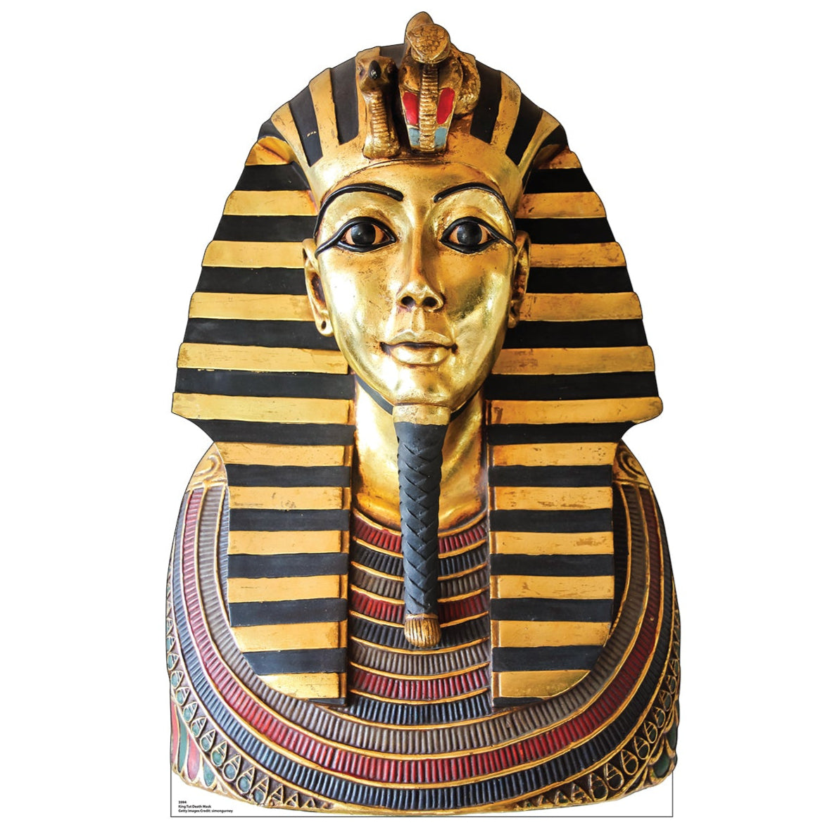Life-size Cardboard Cutout of King Tut Death Mask - All Cutouts