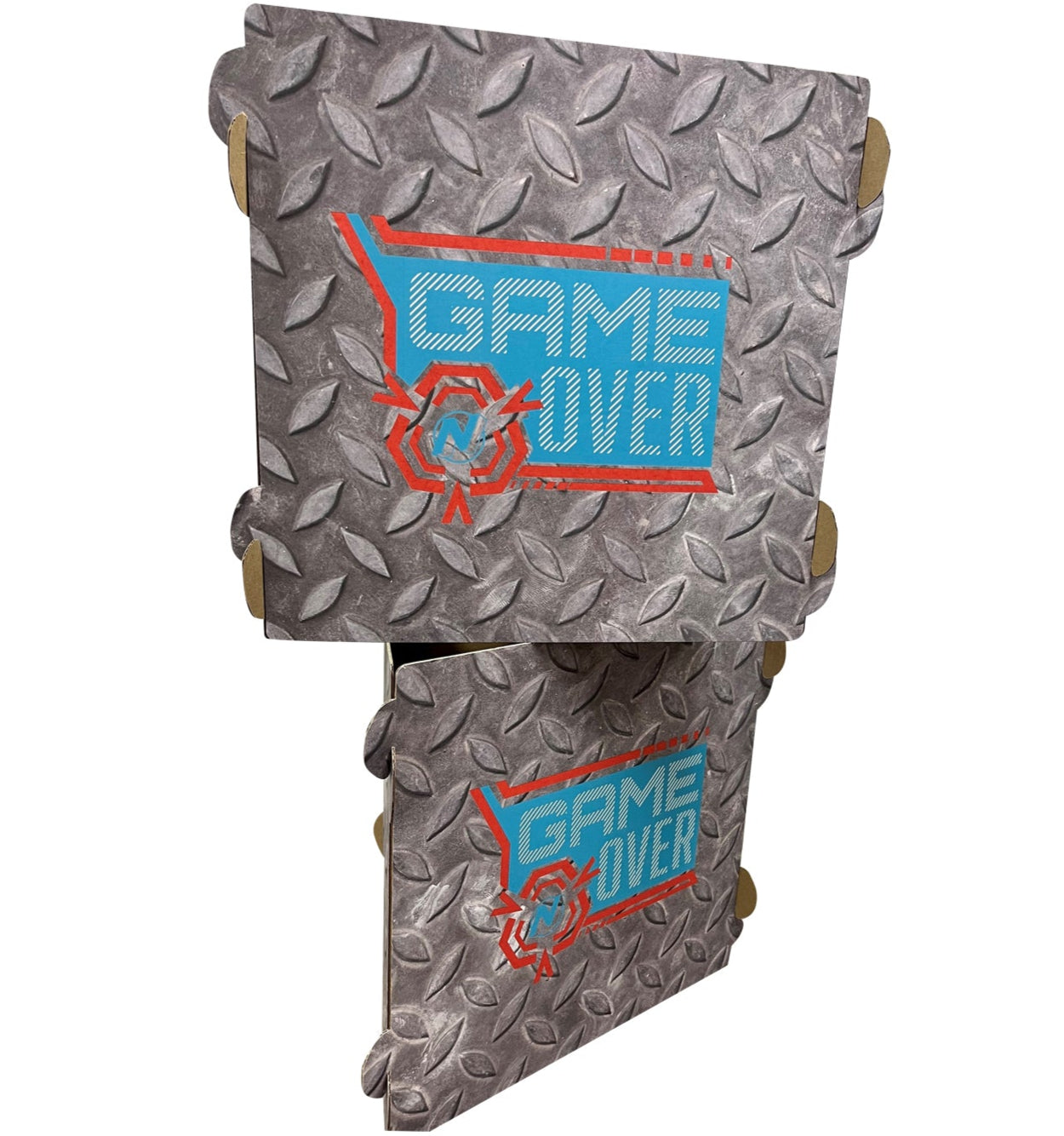 Life-size Cardboard Cutout of Nerf Diamond Plate Walls - All Cutouts