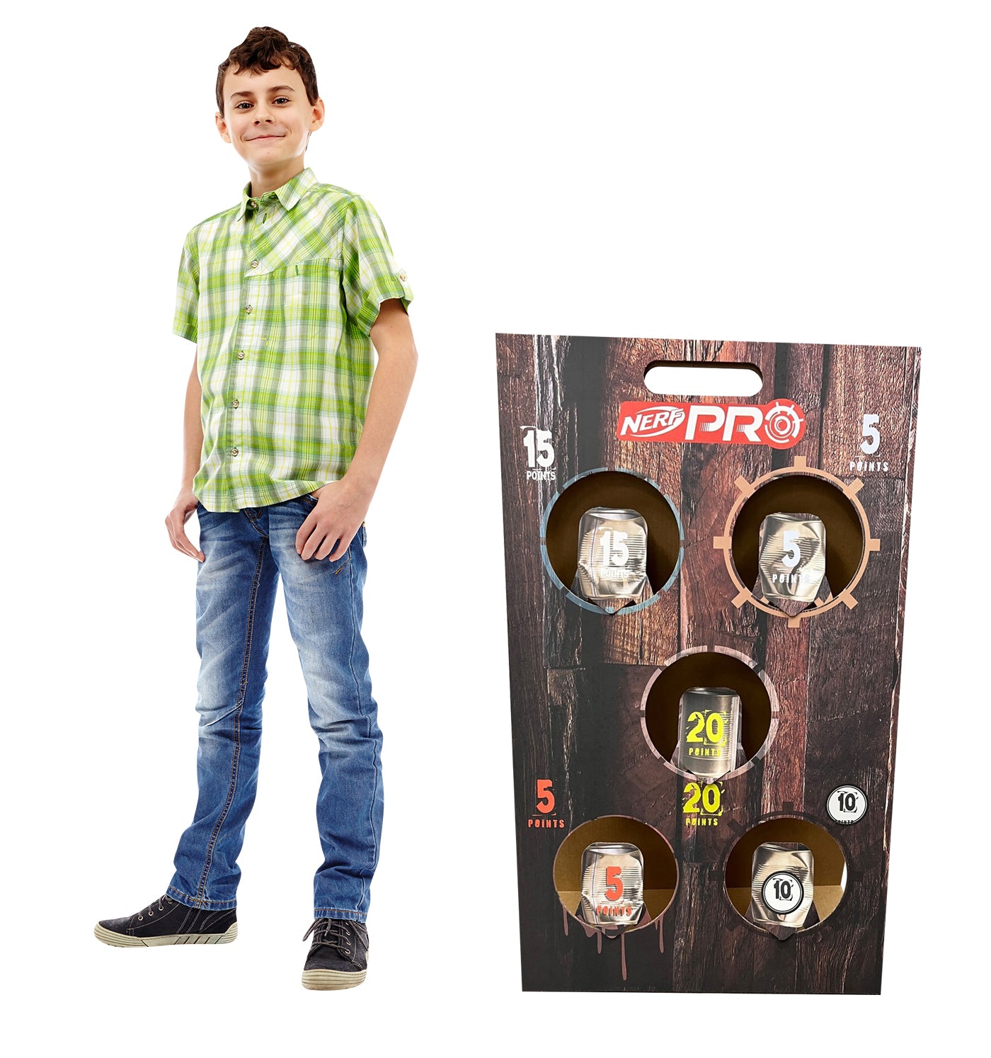 Life-size Cardboard Cutout of Nerf Nation Targets - All Cutouts