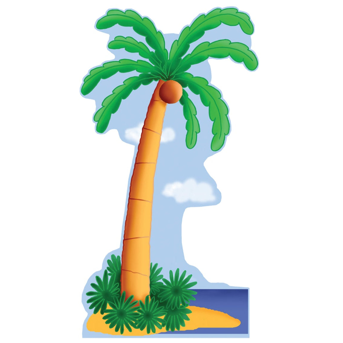 Life-size Palm Tree Cardboard Cutout Cardboard Standup - All Cutouts