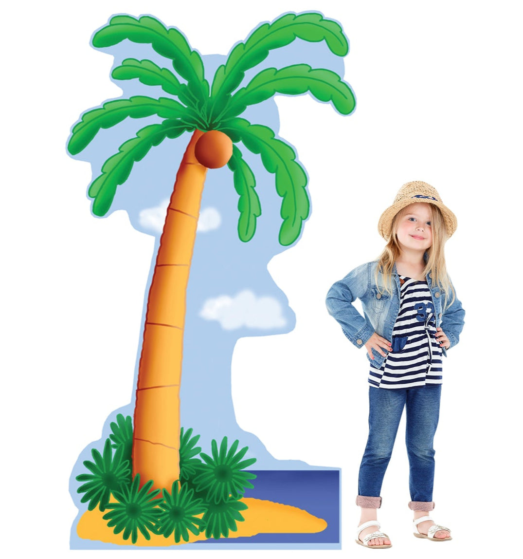 Life-size Palm Tree Cardboard Cutout Cardboard Standup - All Cutouts