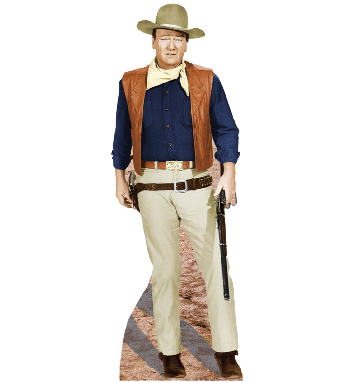 John Wayne-Rifle at Side Life-Size Cardboard Cutout - All Cutouts