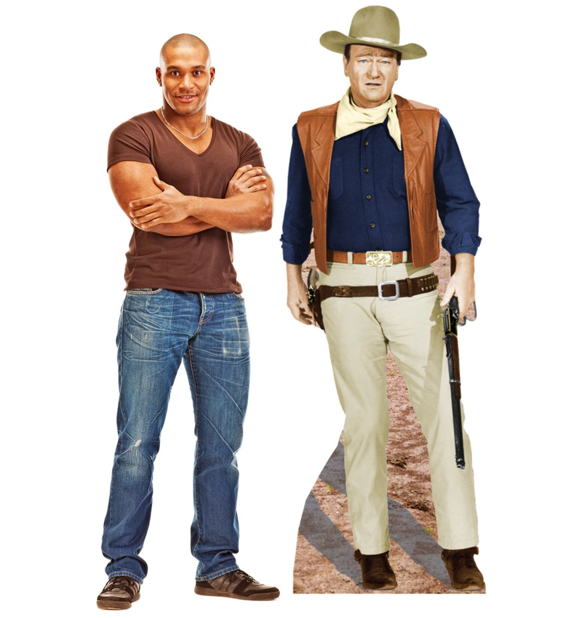 John Wayne-Rifle at Side Life-Size Cardboard Cutout - All Cutouts