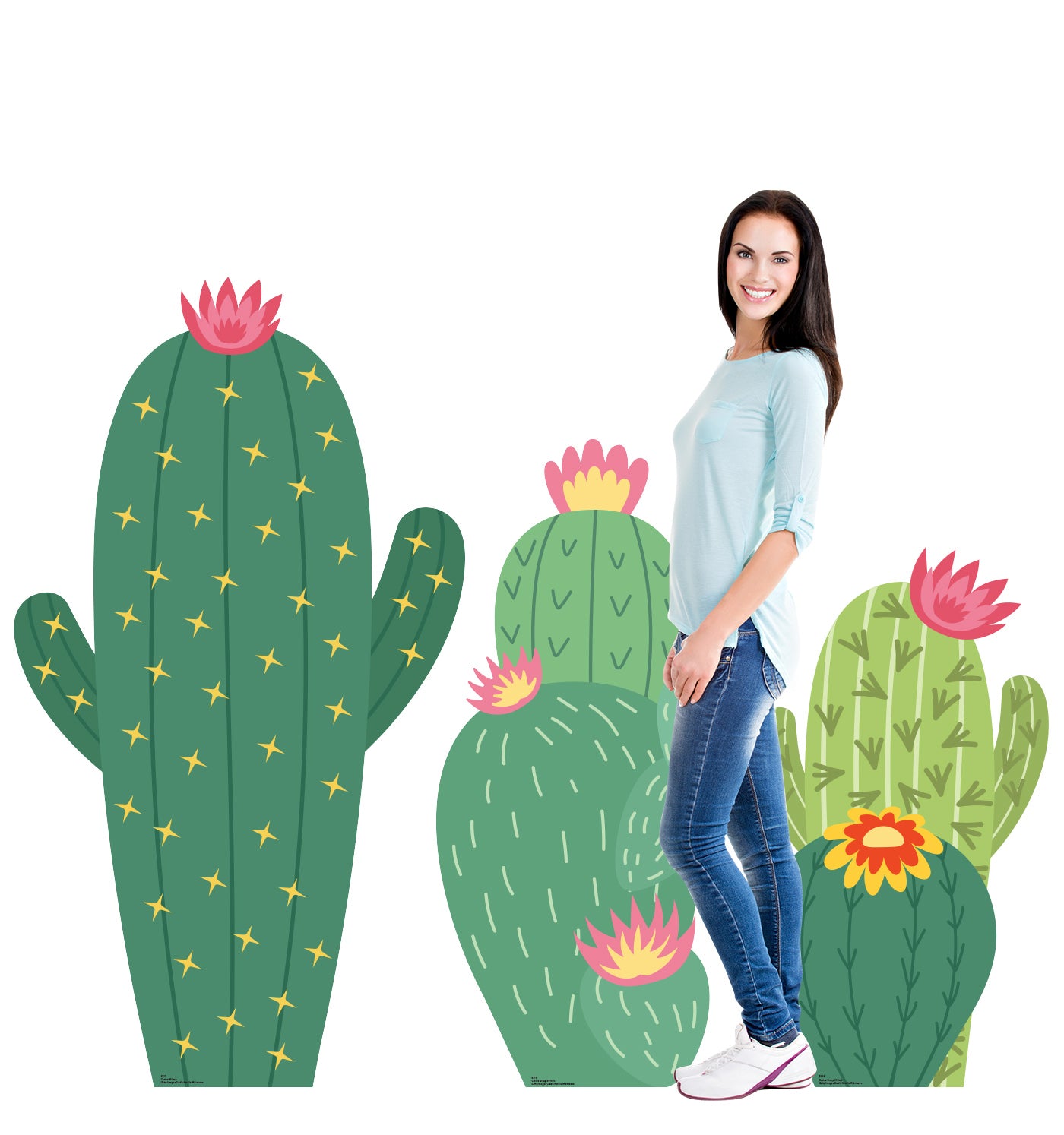 Cactus Grouping Life-Size Cardboard Cutout - All Cutouts