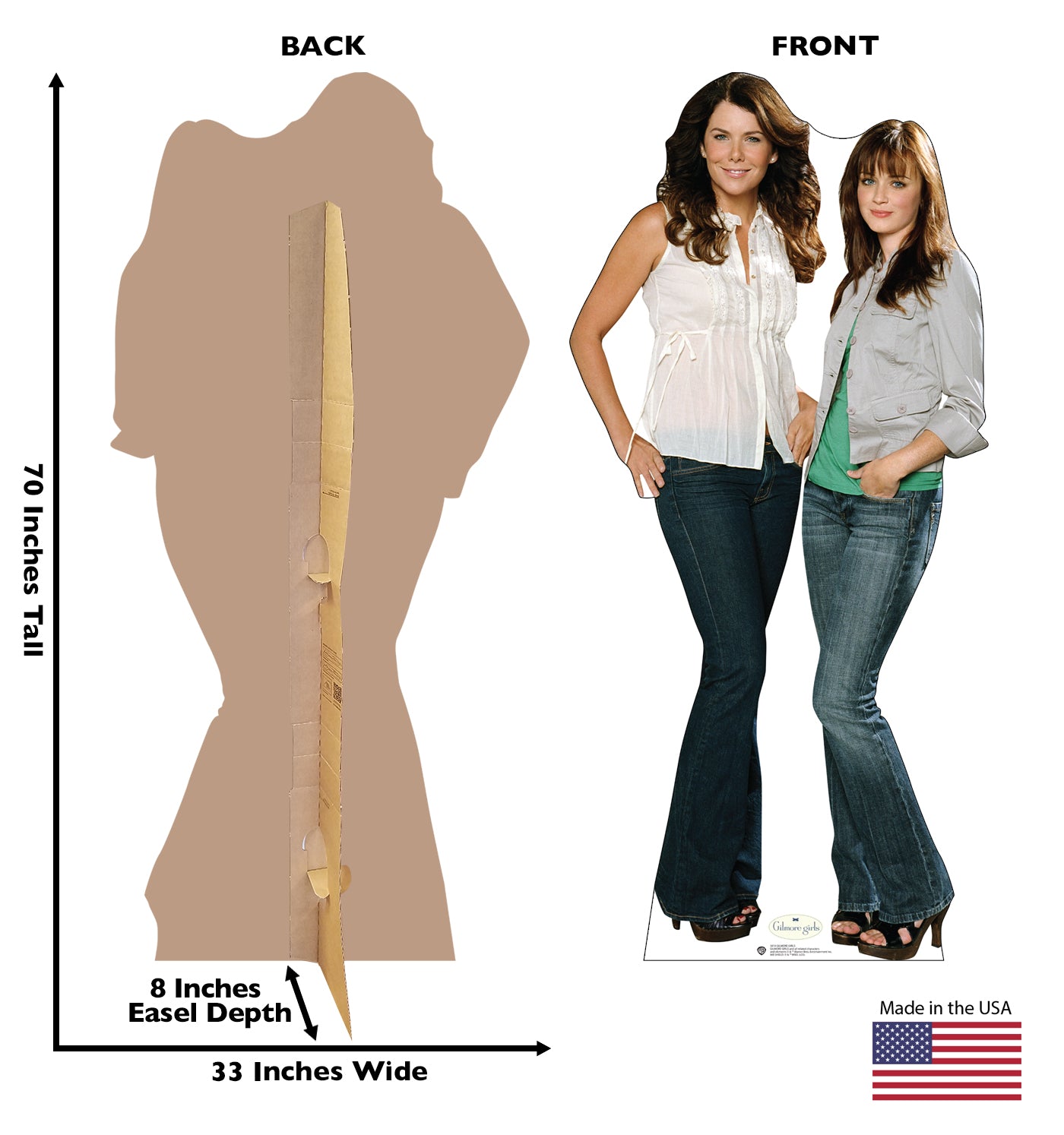 Life-size Cardboard Cutout of Gilmore Girls - All Cutouts