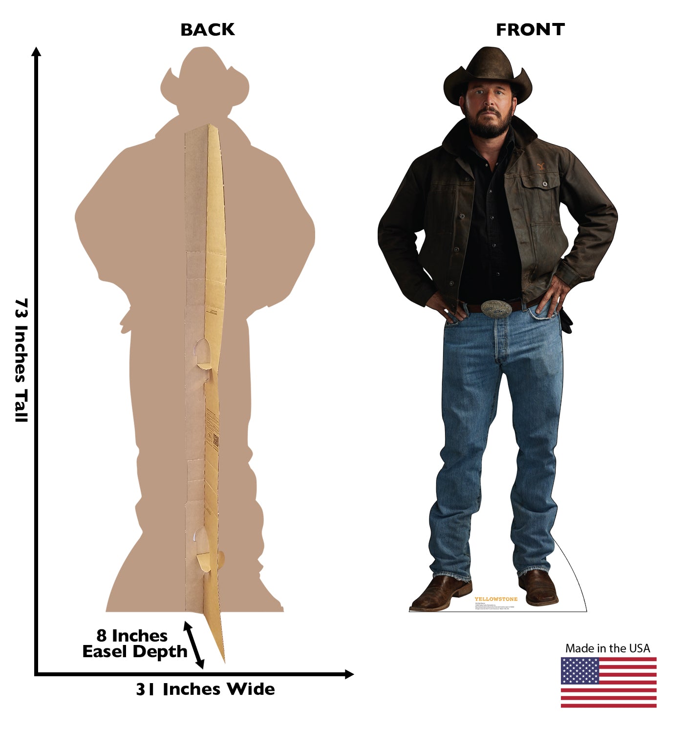 Life-size Cardboard Cutout of Rip Wheeler - All Cutouts