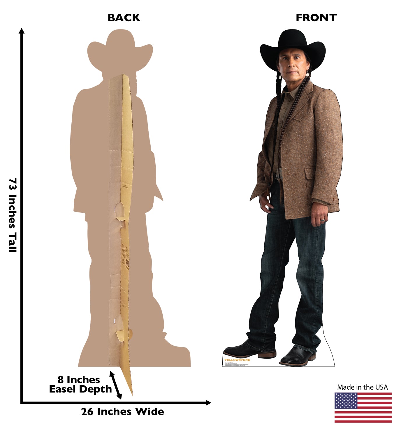 Life-size Cardboard Cutout of Mo Brings Plenty - All Cutouts
